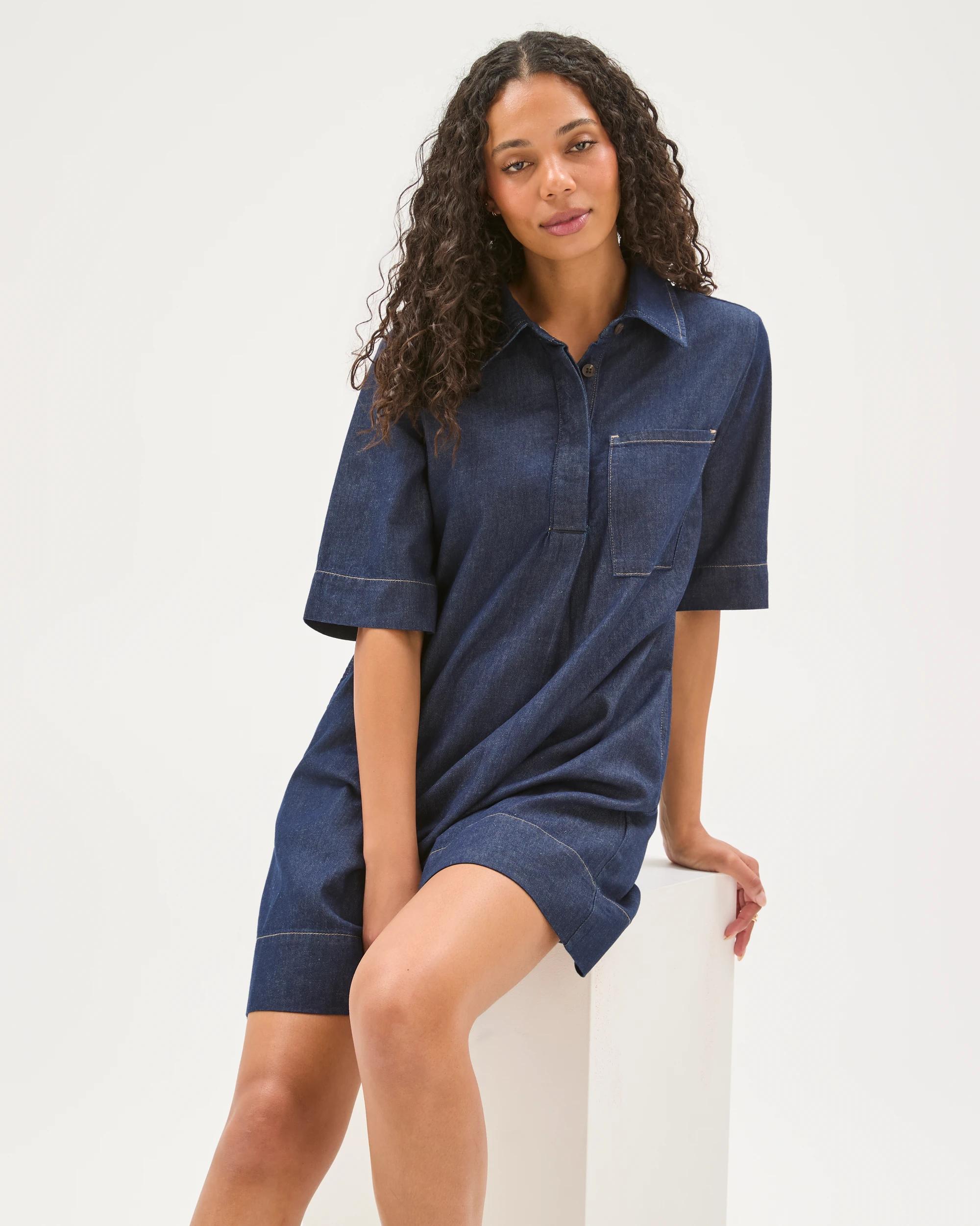 Target Denim Denim Mini Dress