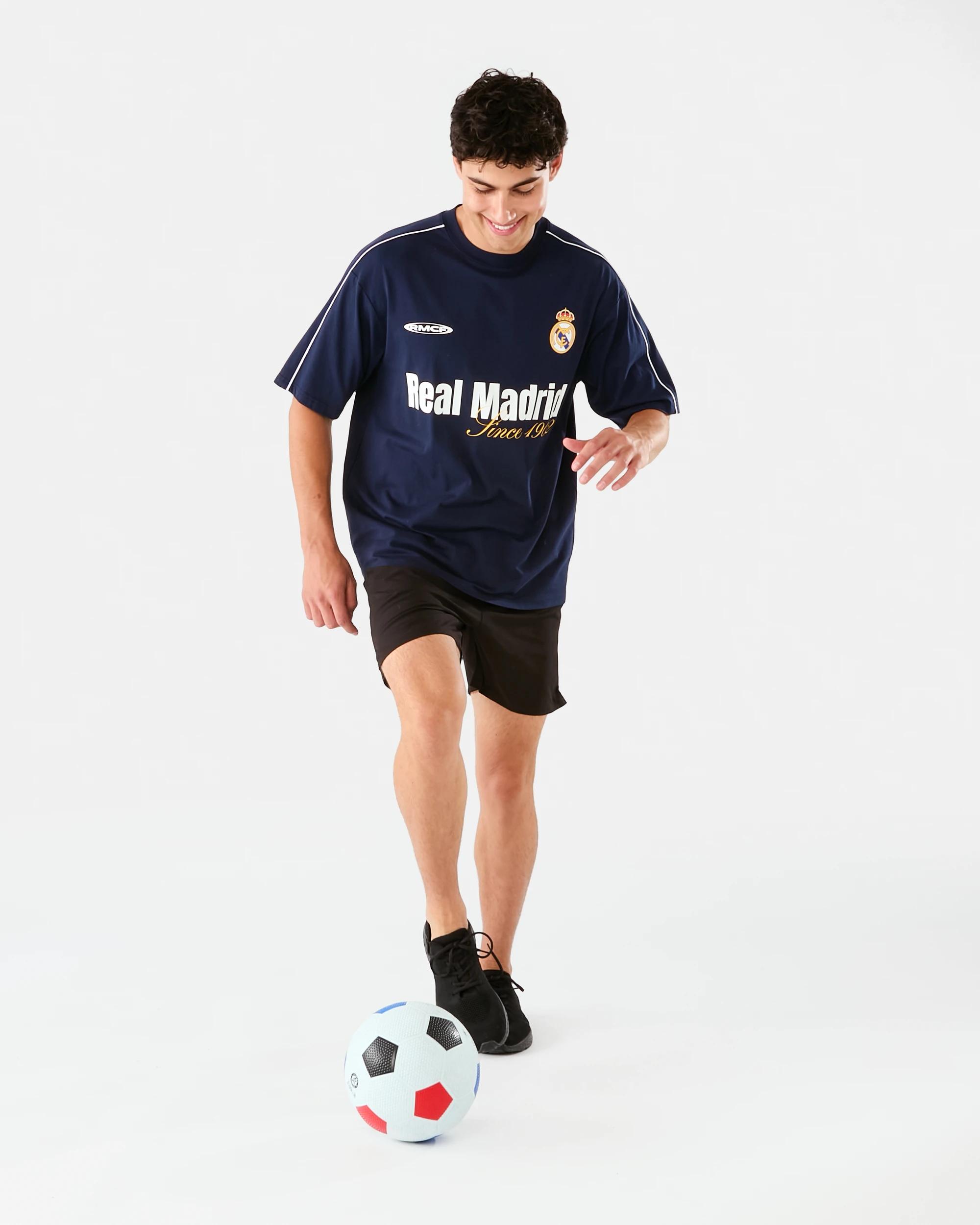 8 Real Madrid Oversized Adult T-shirt Navy 7d5w, 8 of 8