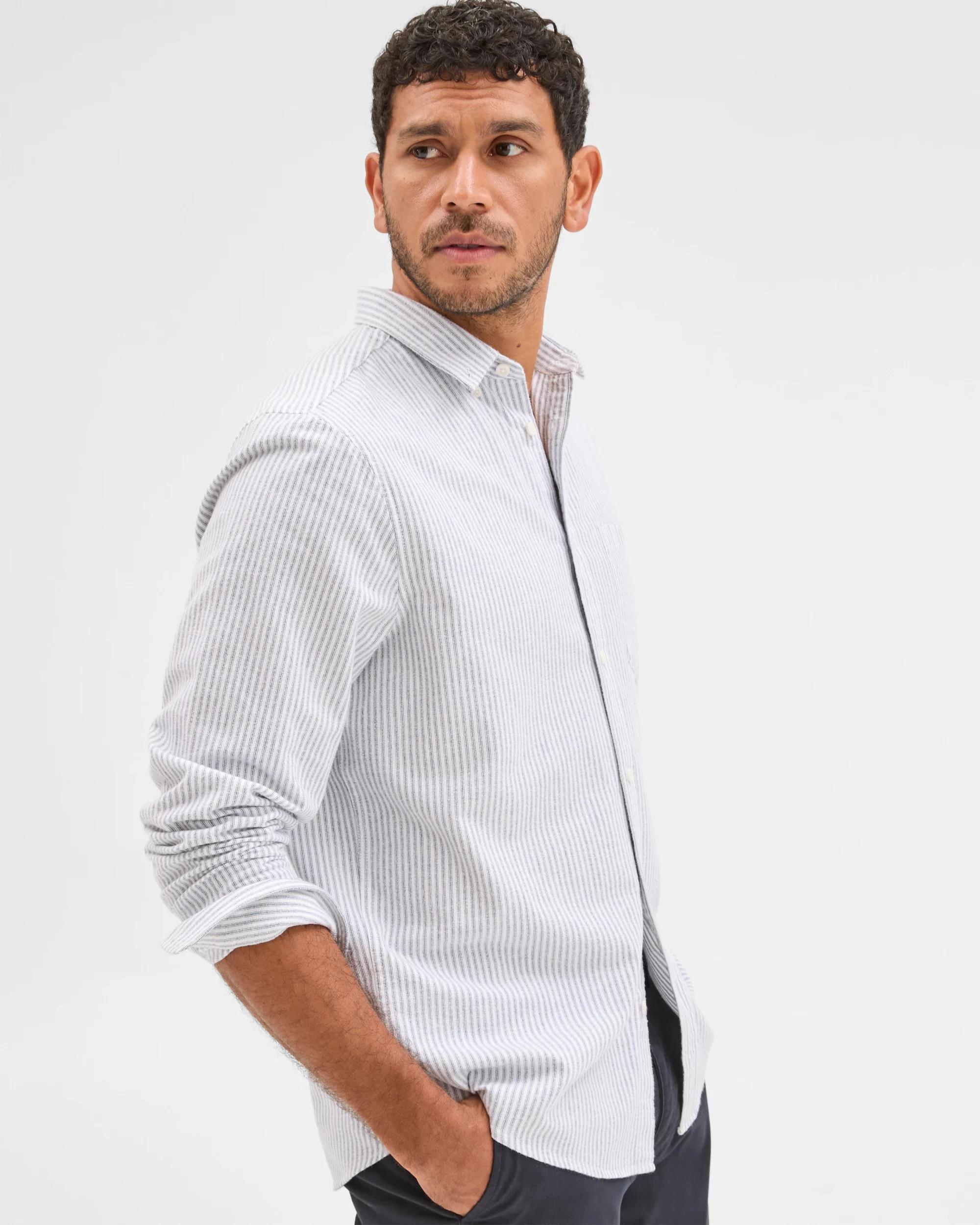 4 Target Man Australian Cotton Blend Brushed Oxford Shirt , 4 of 6