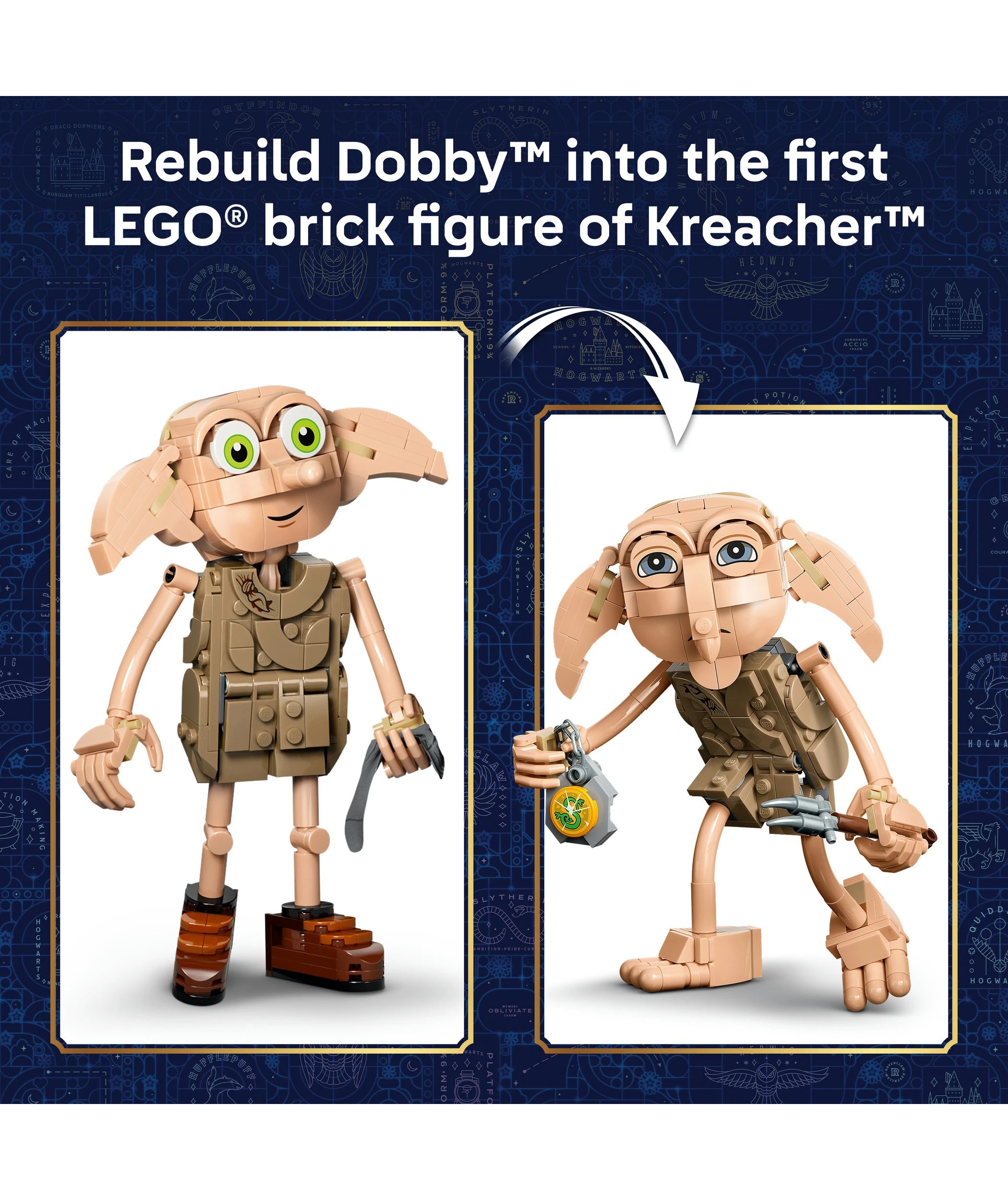 6 LEGO Harry Potter Dobby the Free Elf 76469, 6 of 9