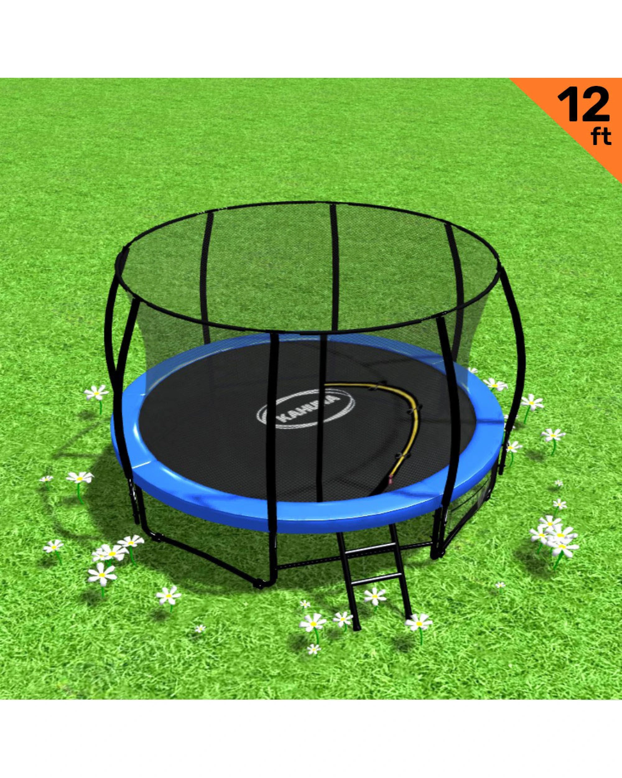 2 Kahuna 12 ft Trampoline - Blue, 2 of 6