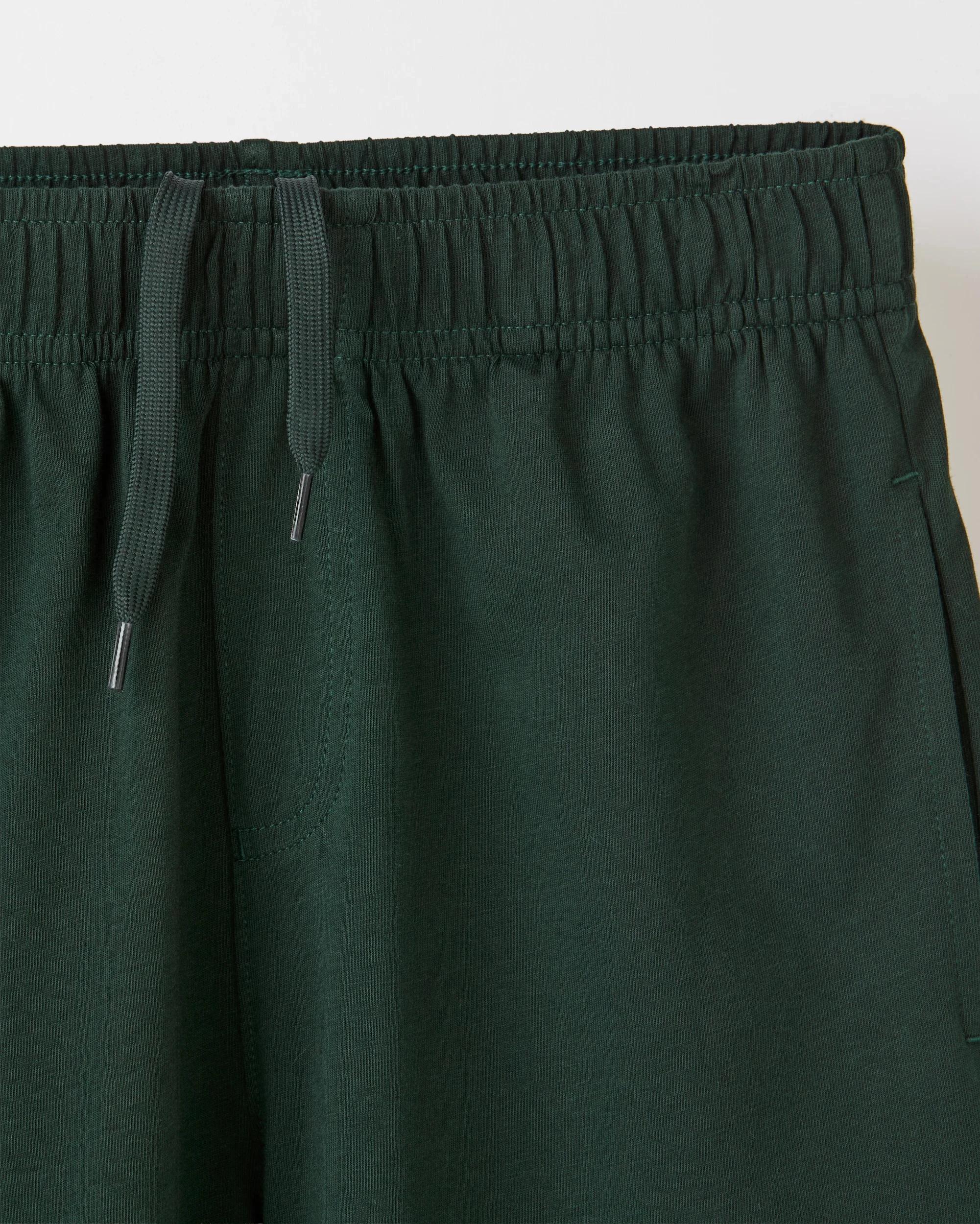 2 Target Australian Cotton 2 Pack School Knit Shorts DARK GREEN, 2 of 3