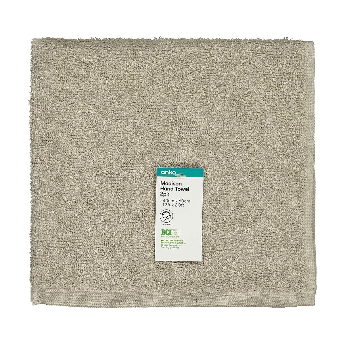 5 2 Pack Madison Hand Towel - Latte, 5 of 5