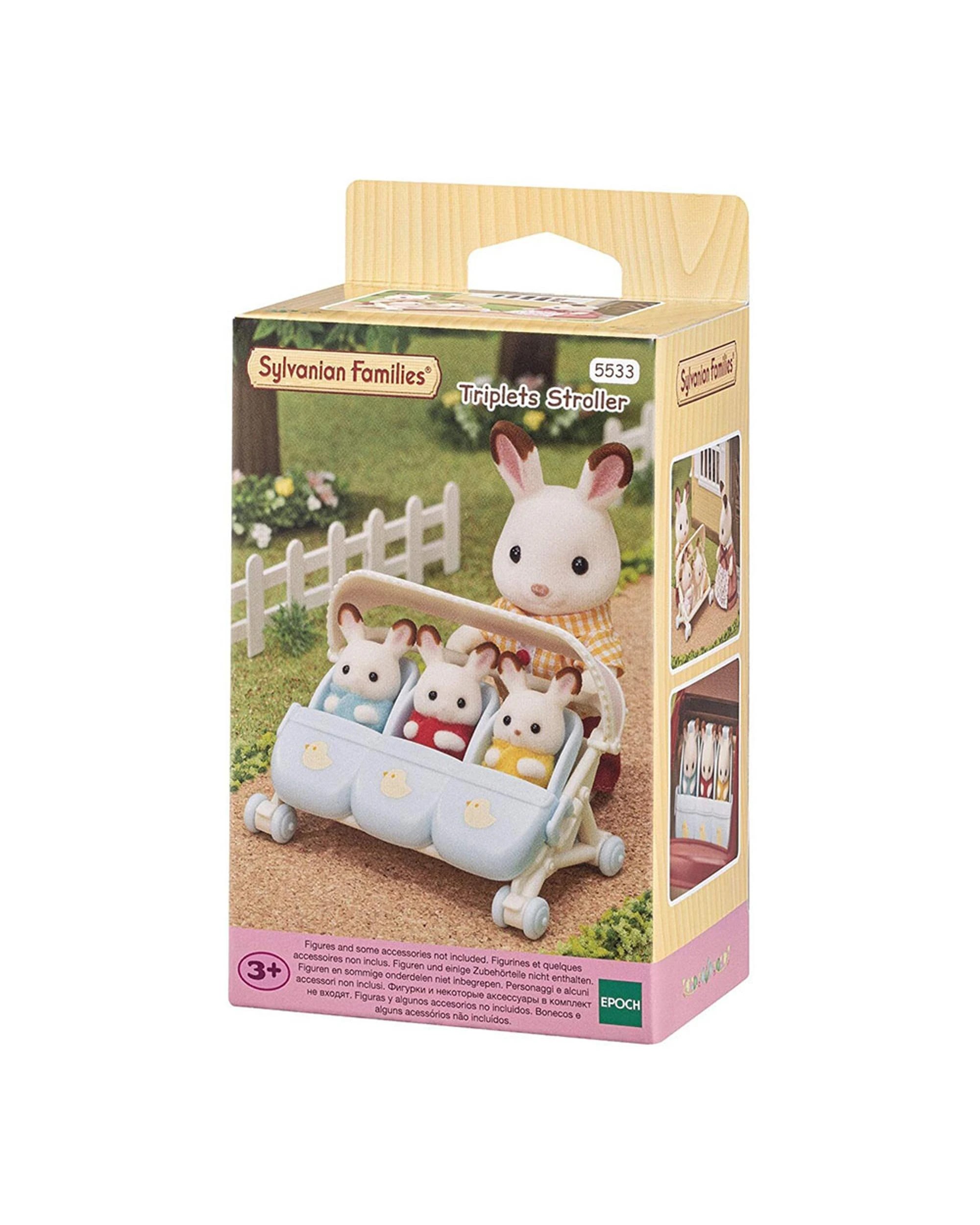 1 Sylvanian Families Triplets Stroller, 1 of 3