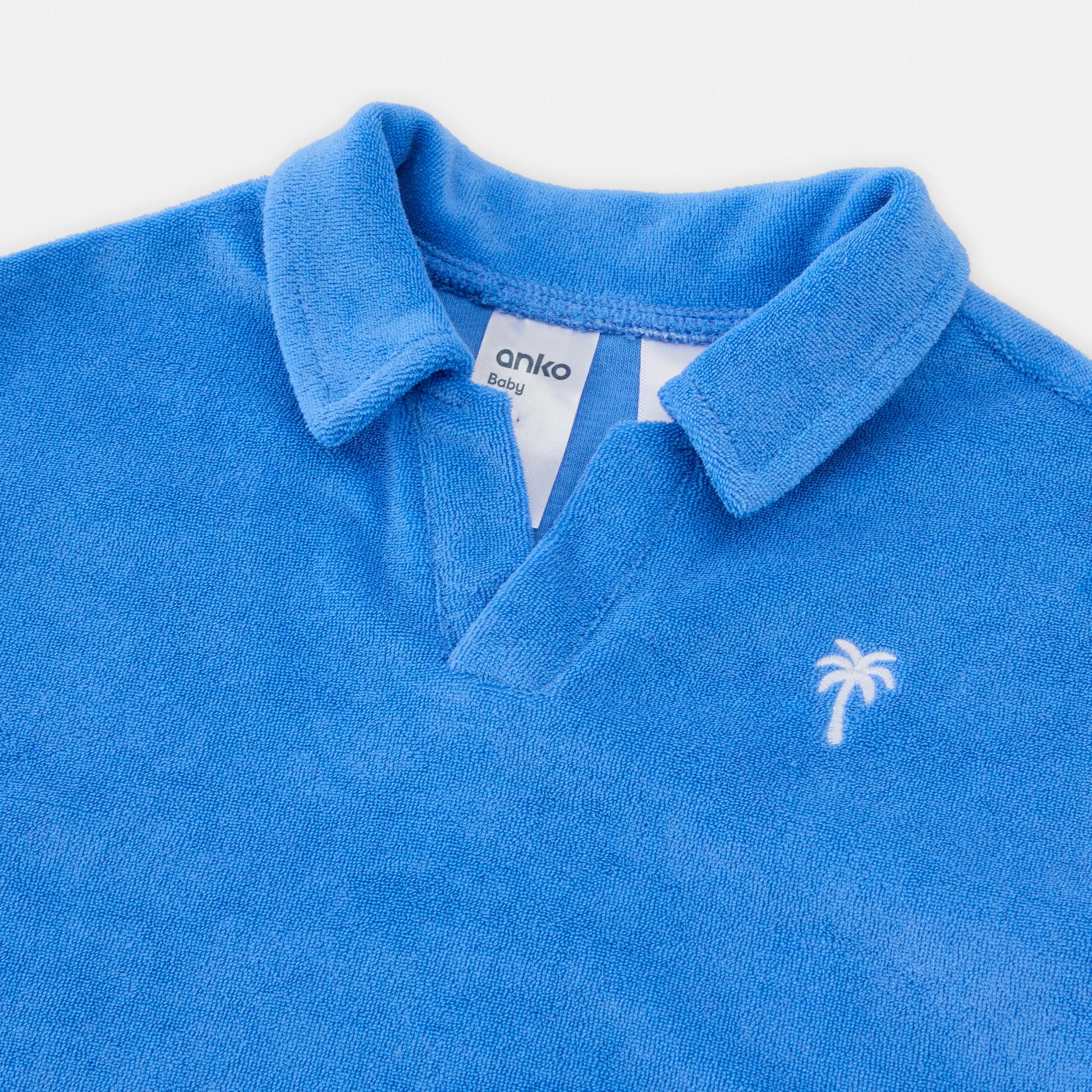 4 Short Sleeve Terry Towel Romper Mrna Plm, 4 of 6