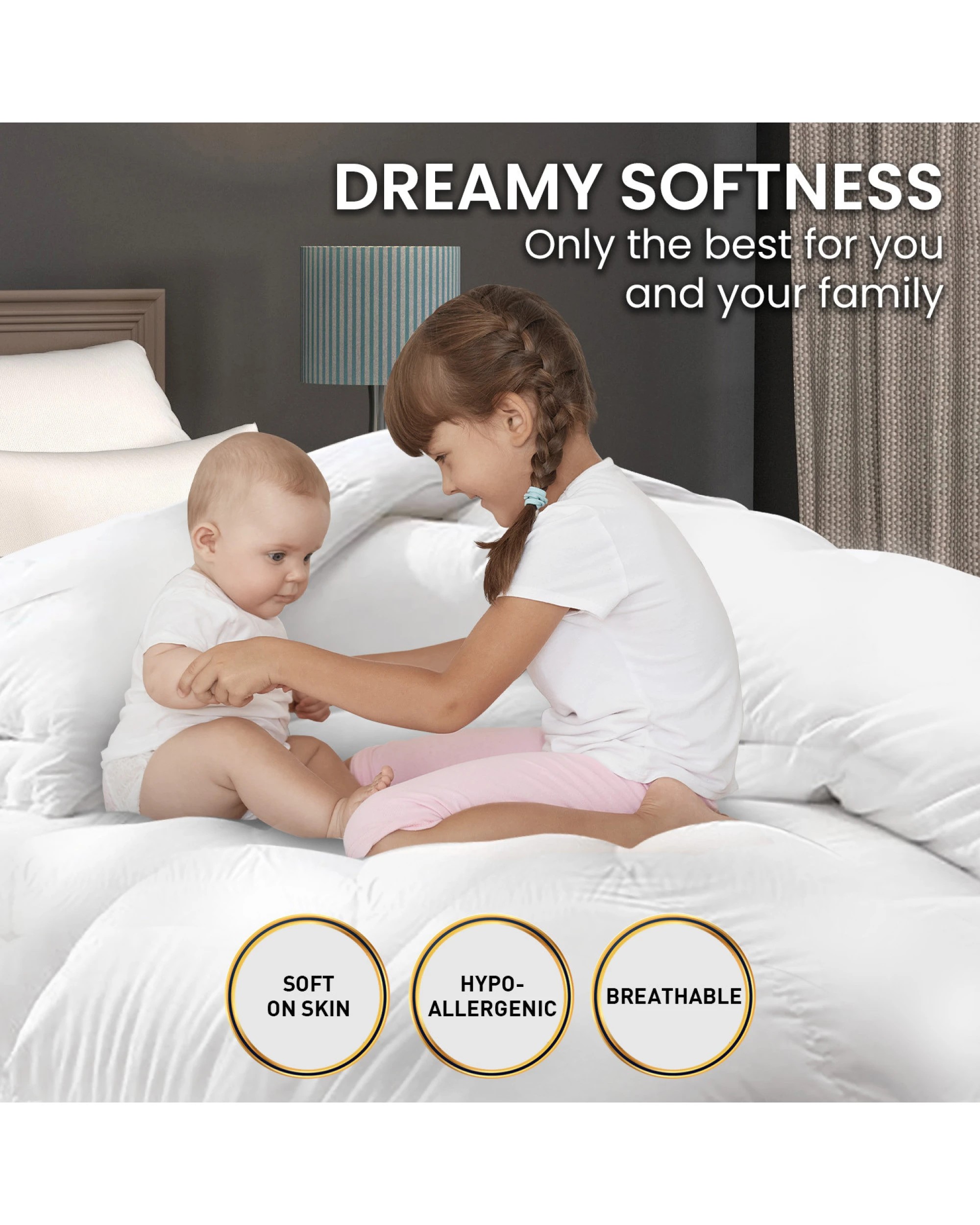 9 Laura Hill 500gsm Goose Down Feather Comforter Doona
 - Queen Bed, 9 of 9