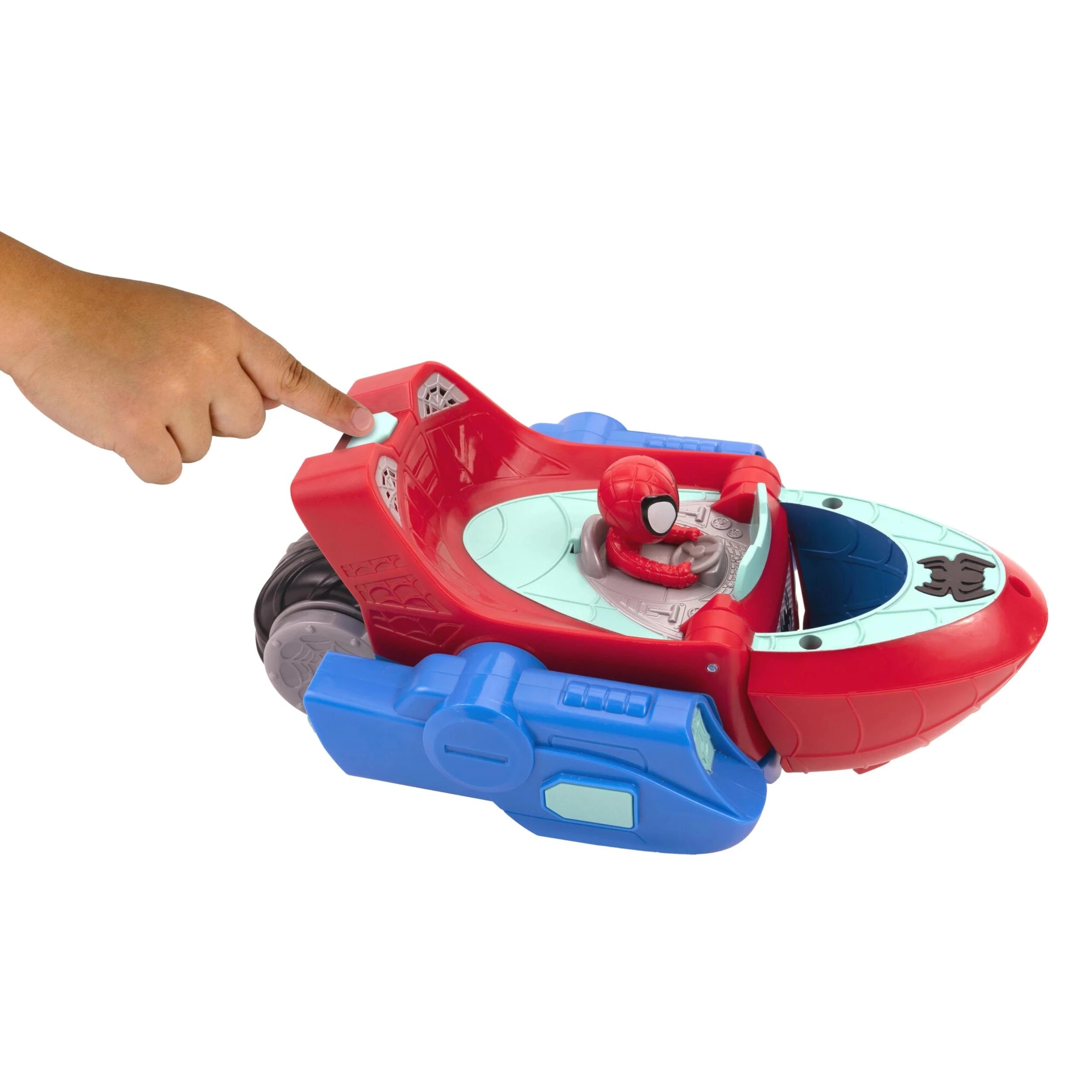 6 Disney Spidey And His Amazing Friends Transforming Web - Wave Crawler - Multi, 6 of 7