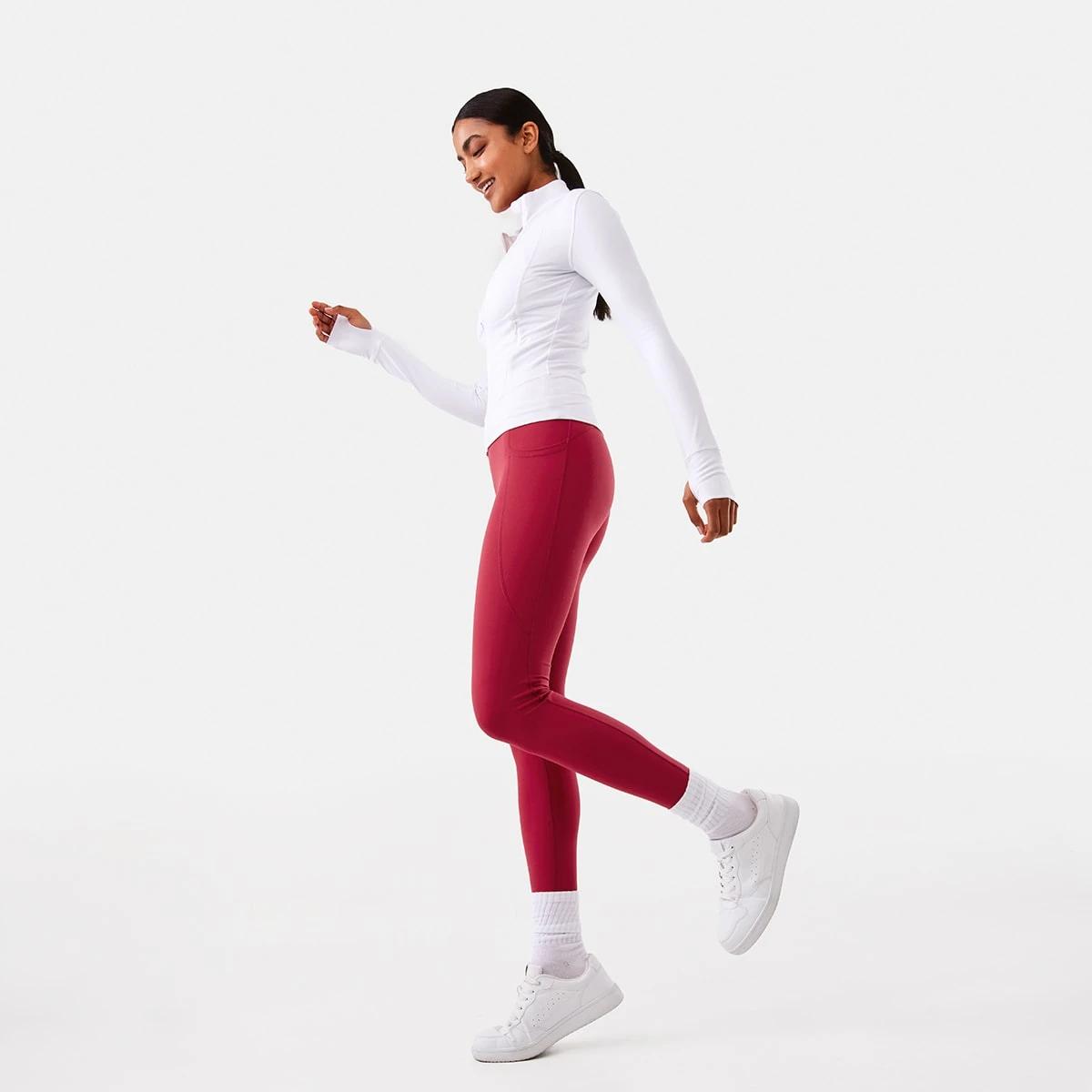 5 Active Womens Long Sleeve Ultrasoft Jacket WHITE, 5 of 10