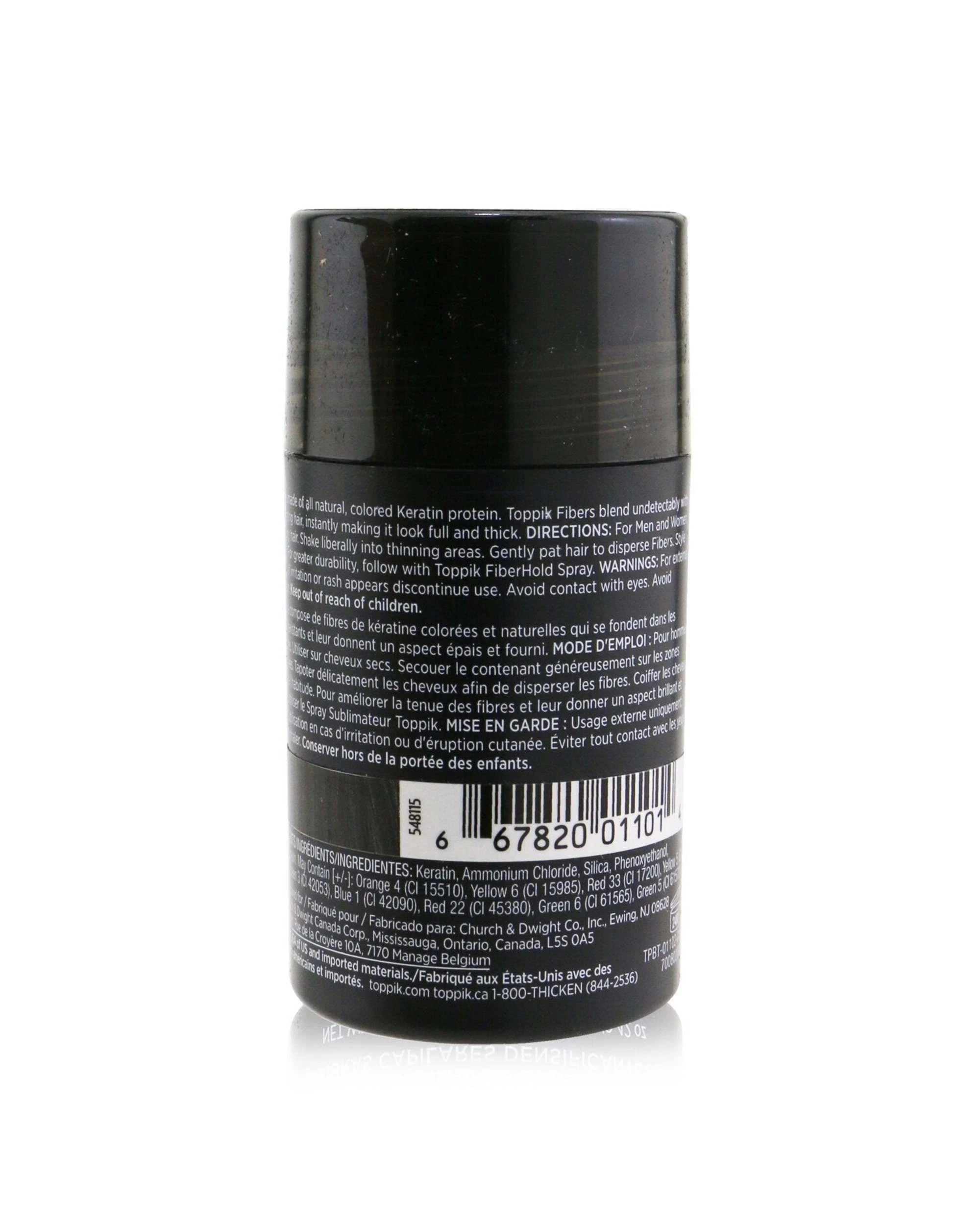 4 Toppik Hair Building Fibers - # Black  55g/1.94oz, 4 of 4
