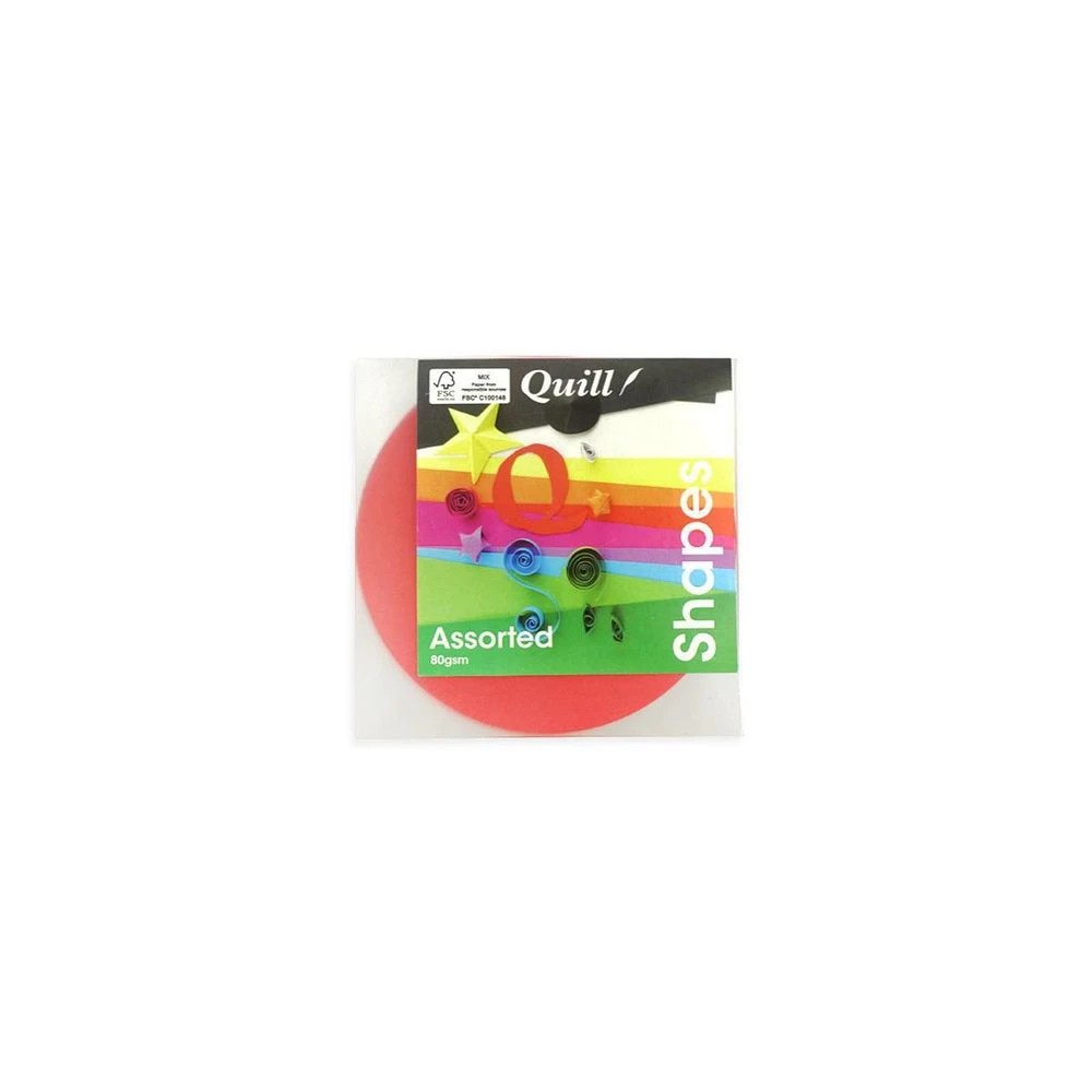 2 Quill Shapes Matte Paper Circles 500 Pack 120mm, 2 of 2