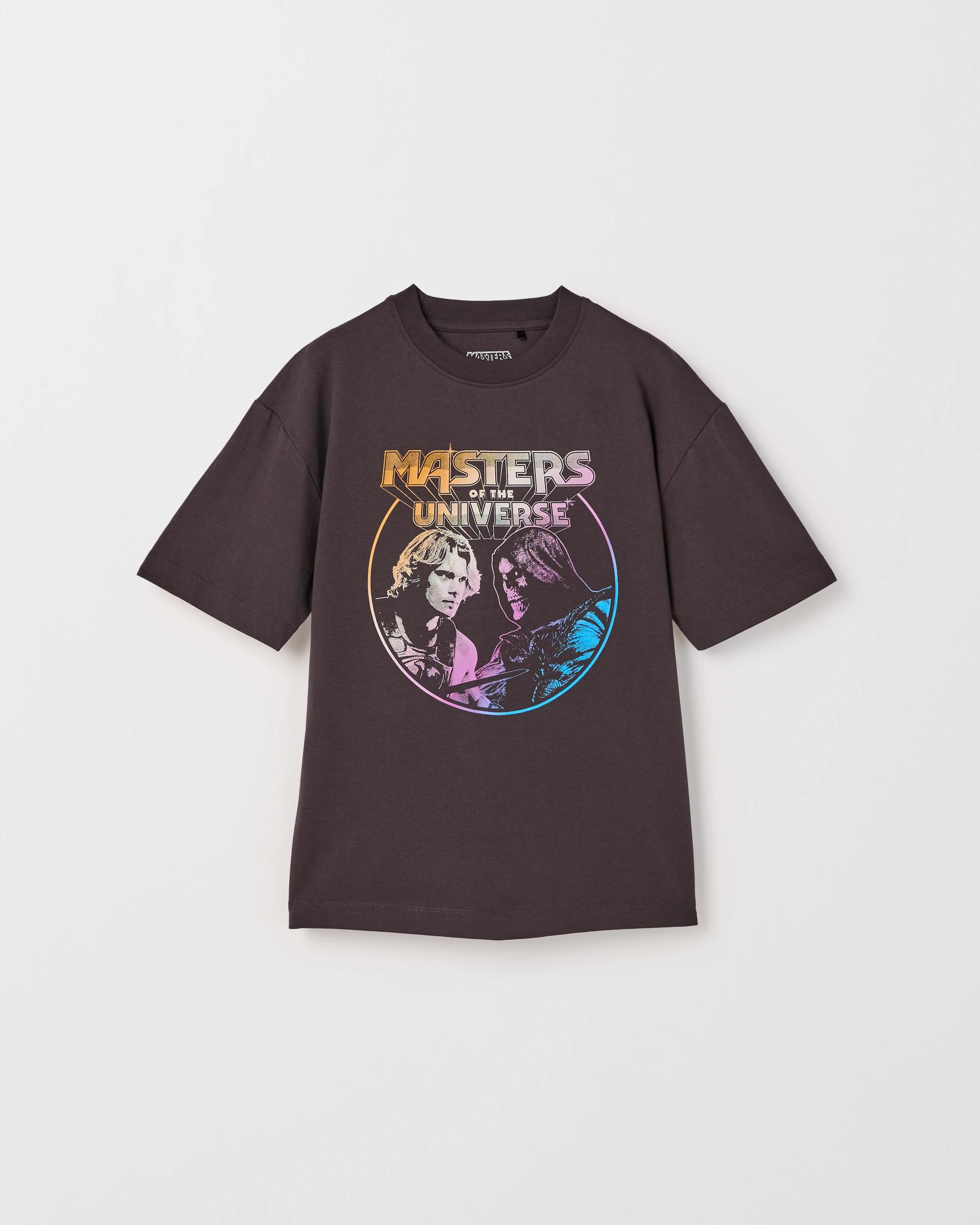 5 Masters of The Universe Australian Cotton Oversized T-Shirt BLACK, 5 of 7