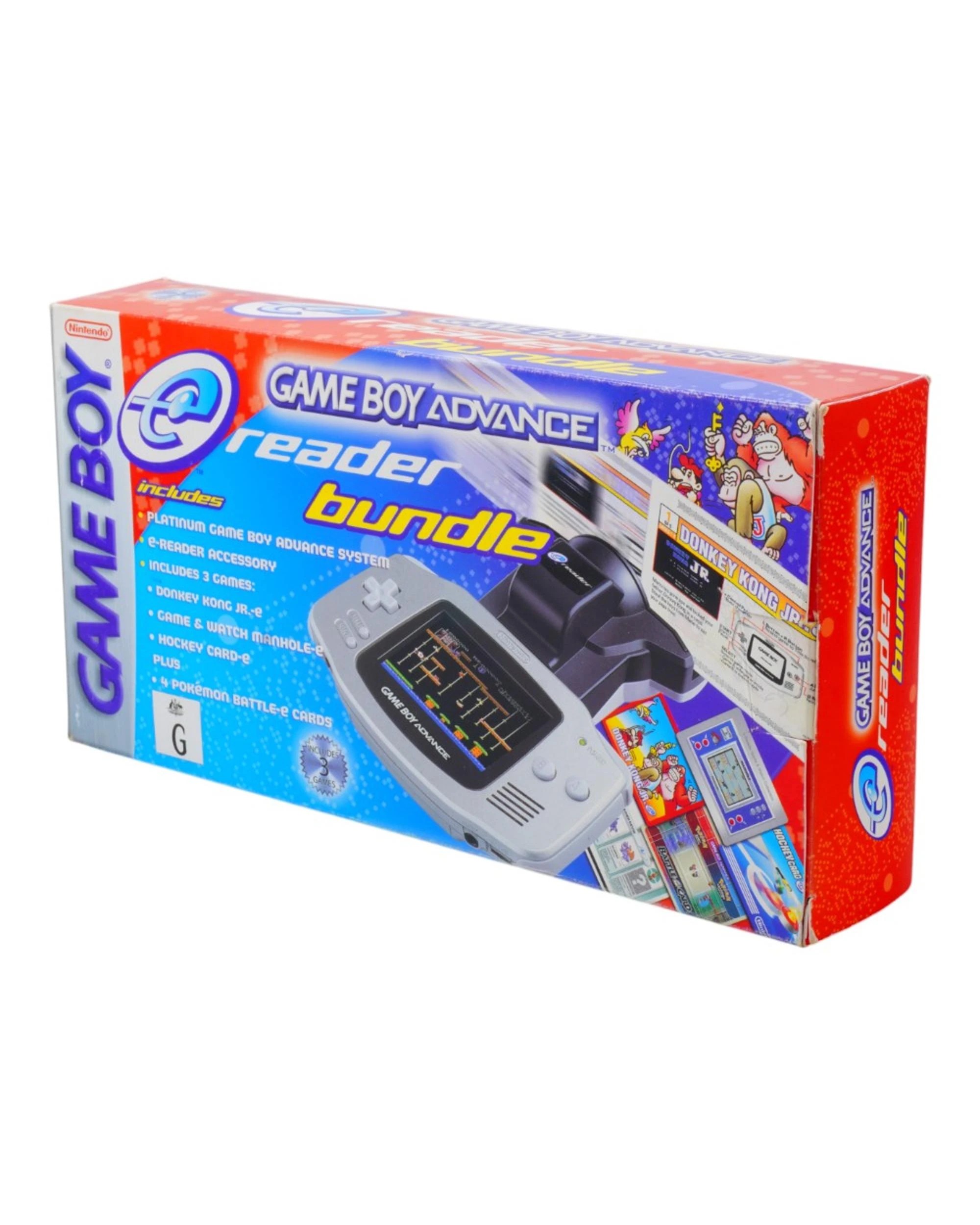 3 Nintendo Game Boy Advance Platnium E Reader Bundle - Silver, 3 of 7