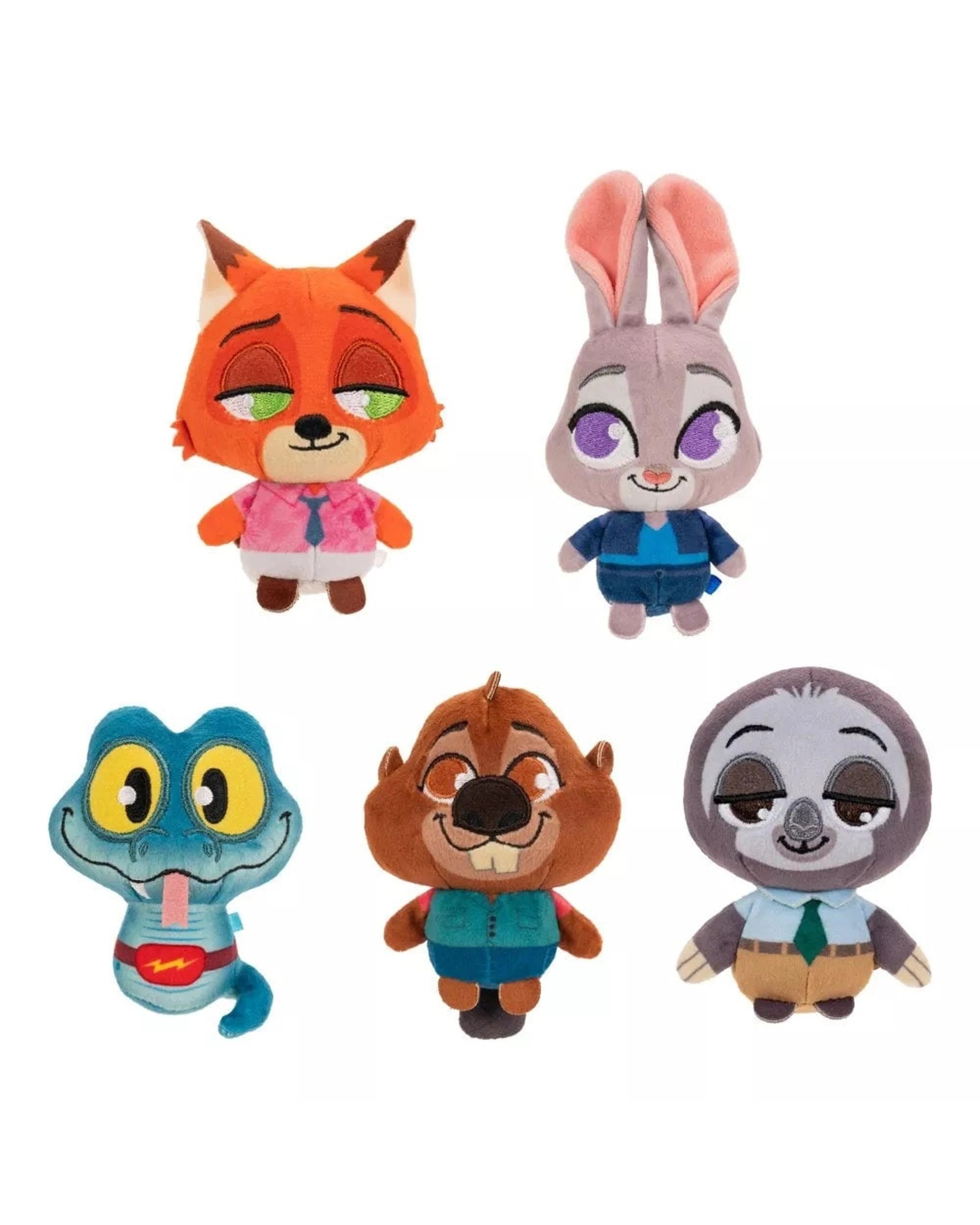 2 Disney Zootopia 2 Tiny Tails Mini Plush 5 Pack, 2 of 9