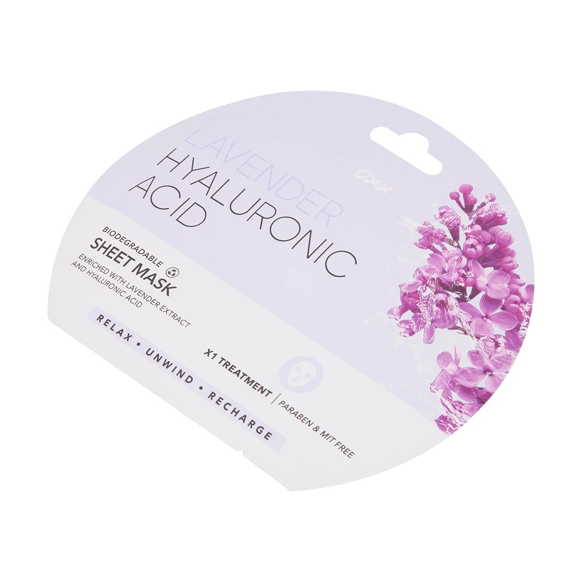 2 OXX Skincare Sheet Mask - Hyaluronic Acid and Lavender Extract, 2 of 3