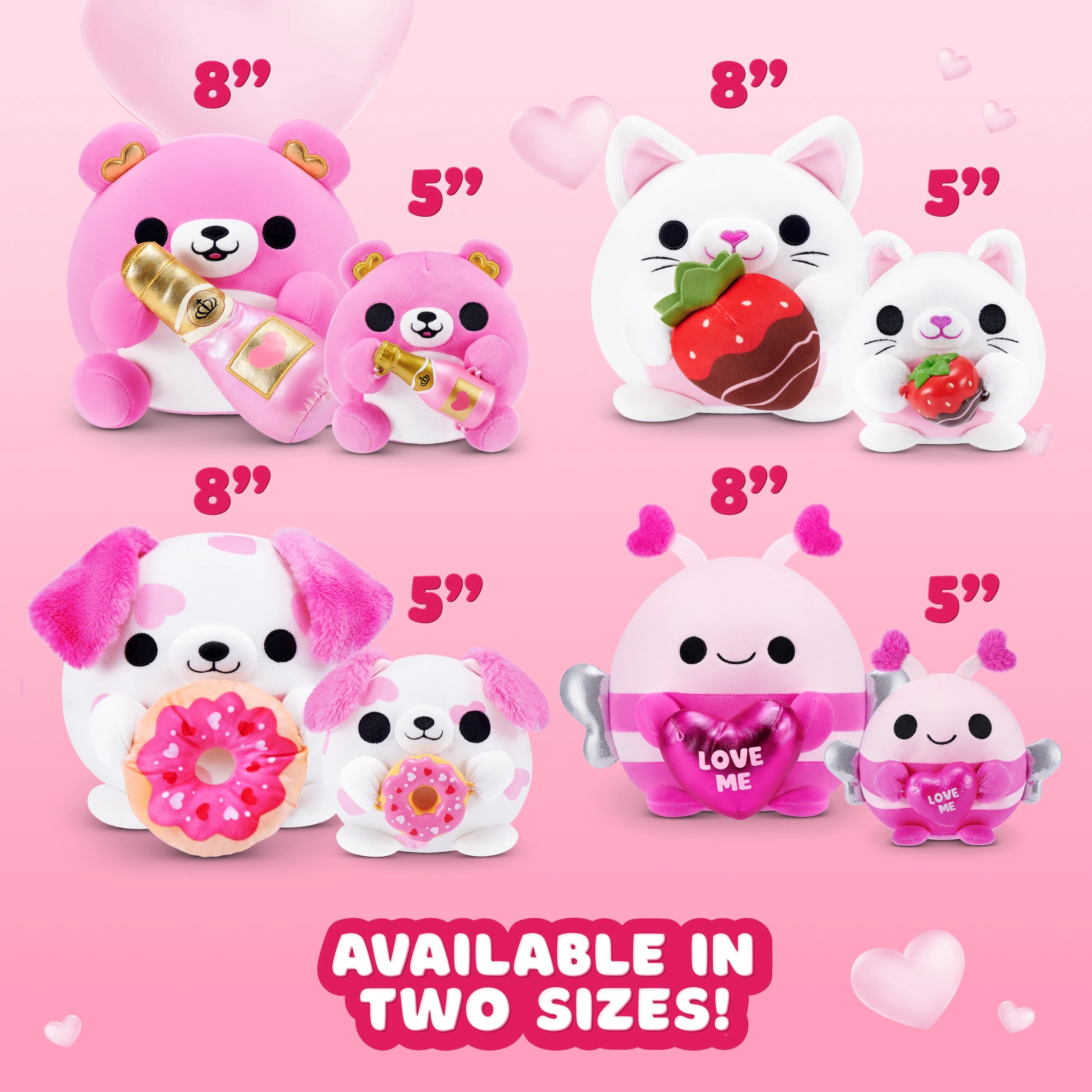 9 12cm Snackles Valentines Edition Plush by ZURU - Assorted, 9 of 10