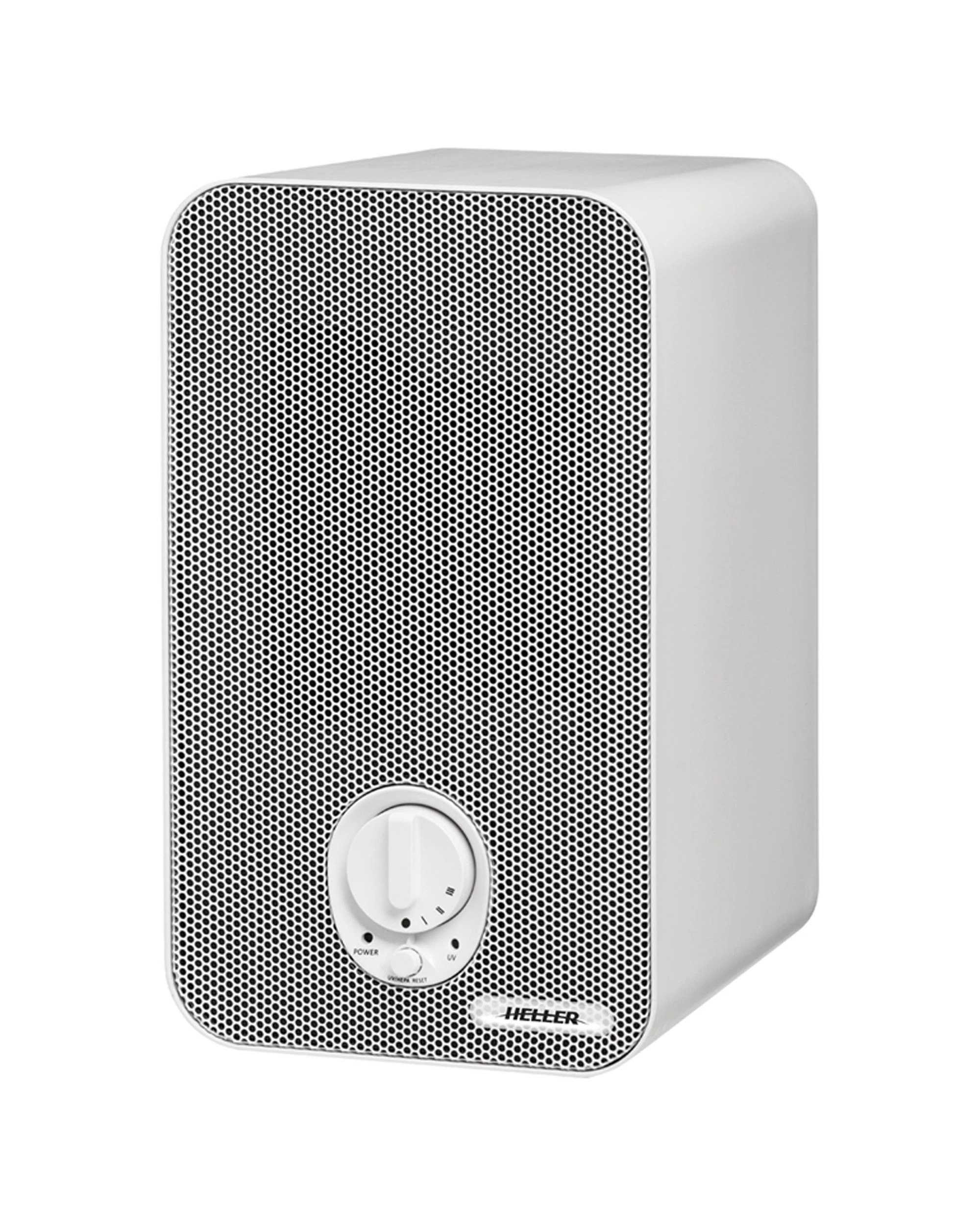 1 Heller Air Purifier True Hepa Activated Carbon Uv-C Tio2 Small Room Benchtop - Silver, 1 of 3