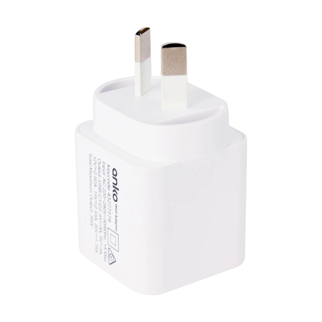 2 35W USB-C Dual Wall Charger - White, 2 of 5