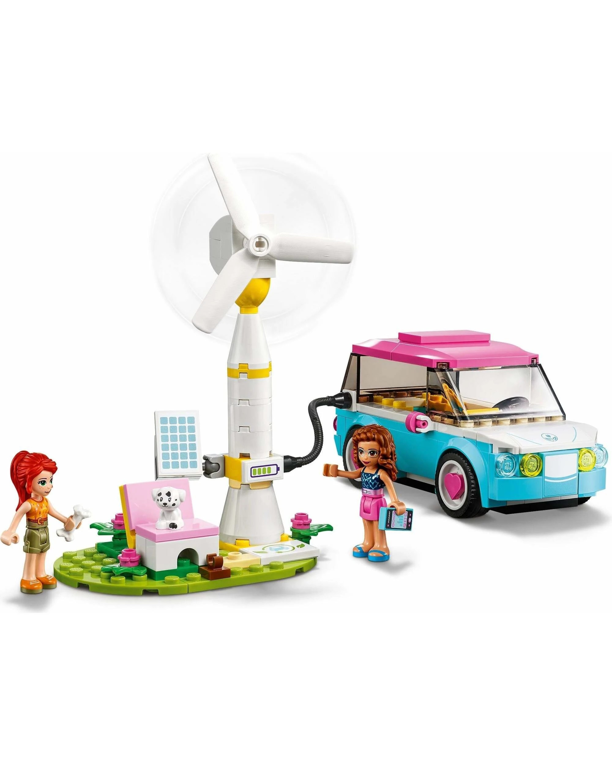4 LEGO 41443 Olivia's Electric Car: Eco-Friendly Playset, 4 of 5