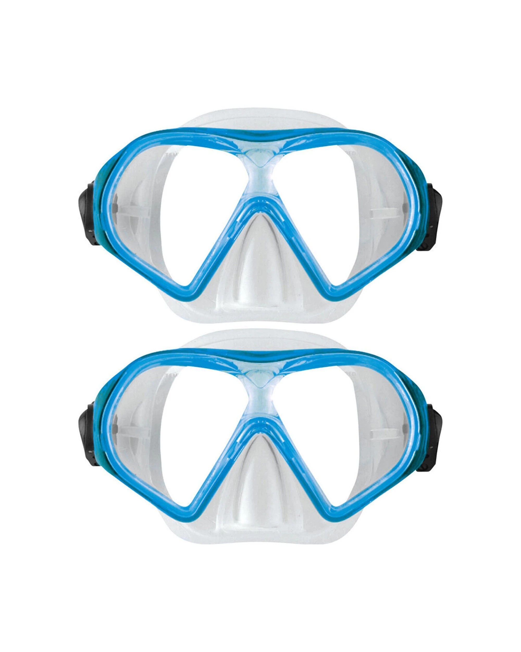 1 Mirage 2PK Tropic Snorkelling Swimming Eye Mask Adult Size - Multi, 1 of 2