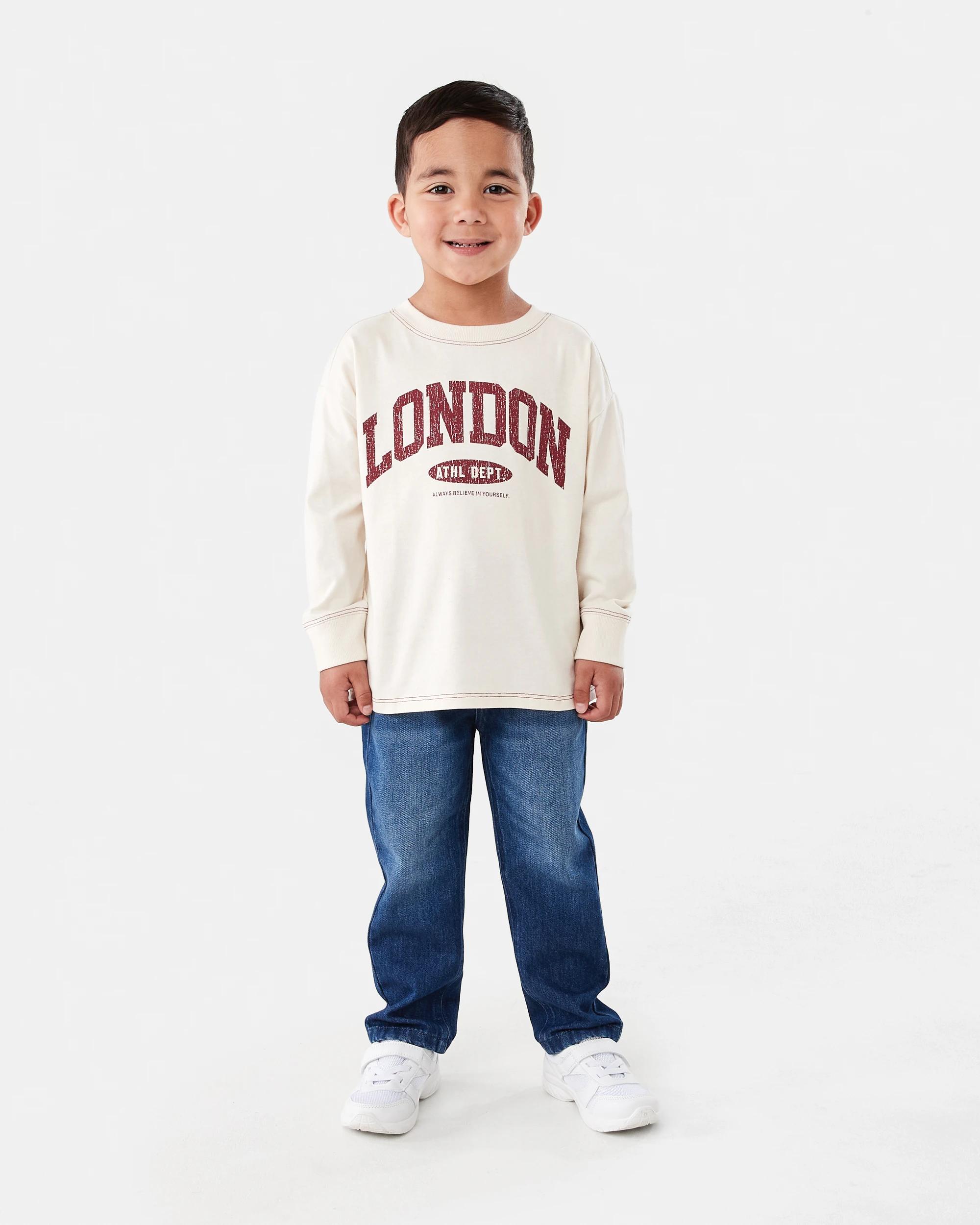 7 Long Sleeve Oversized T-shirt Bge Varsit, 7 of 8