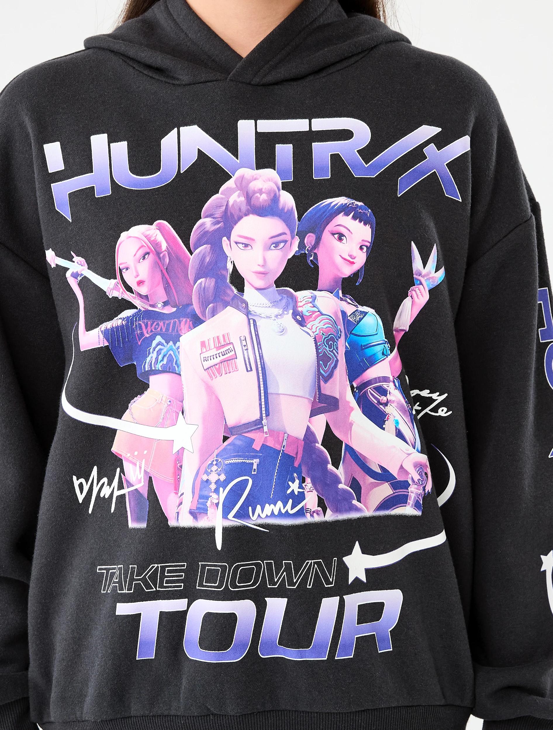 4 KPop Demon Hunters License Oversized Hoodie Asphalt Dh, 4 of 8