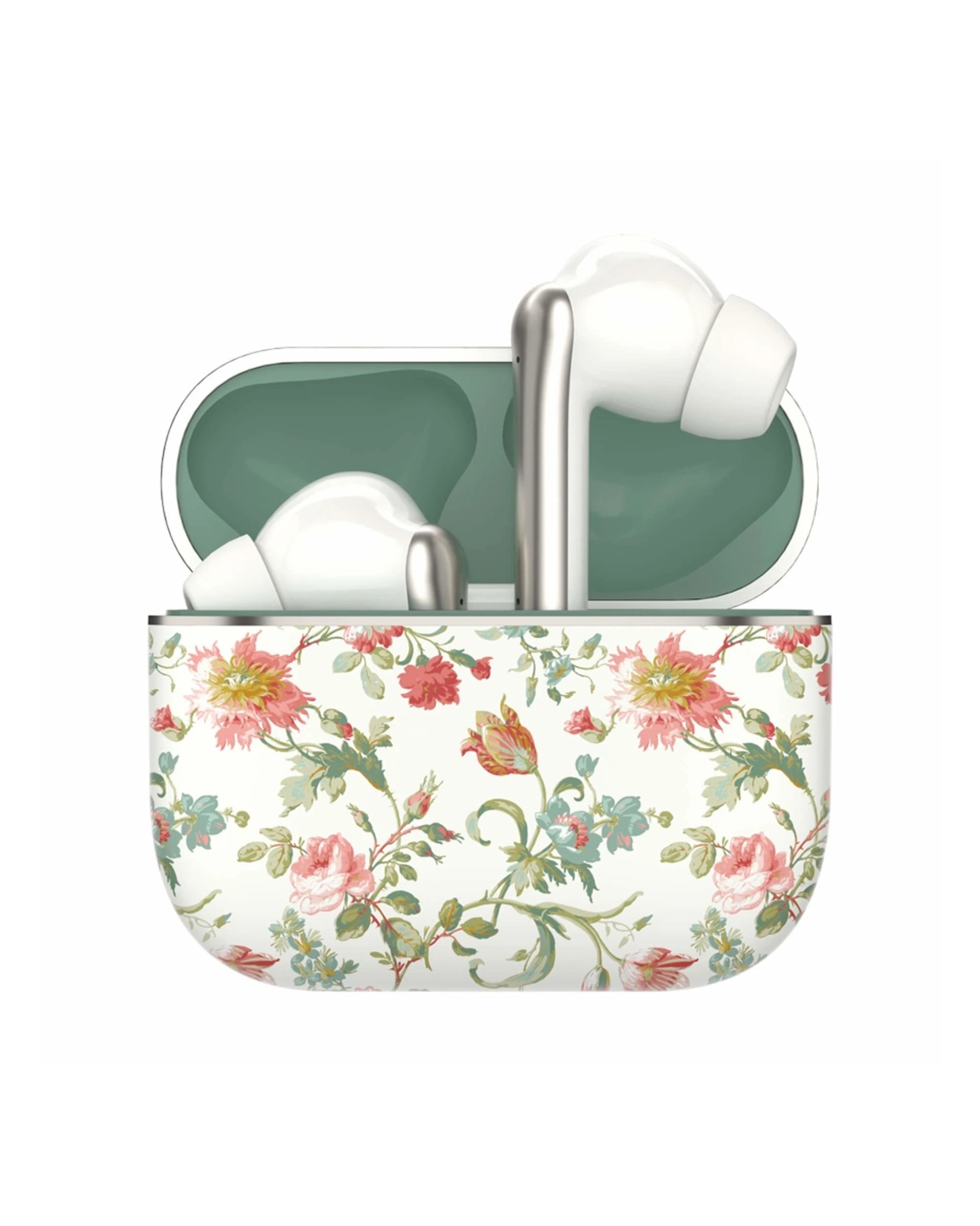 2 Laura Ashley Skylark Earbuds Rosalind Wireless Rechargeable Battery - Green, 2 of 4