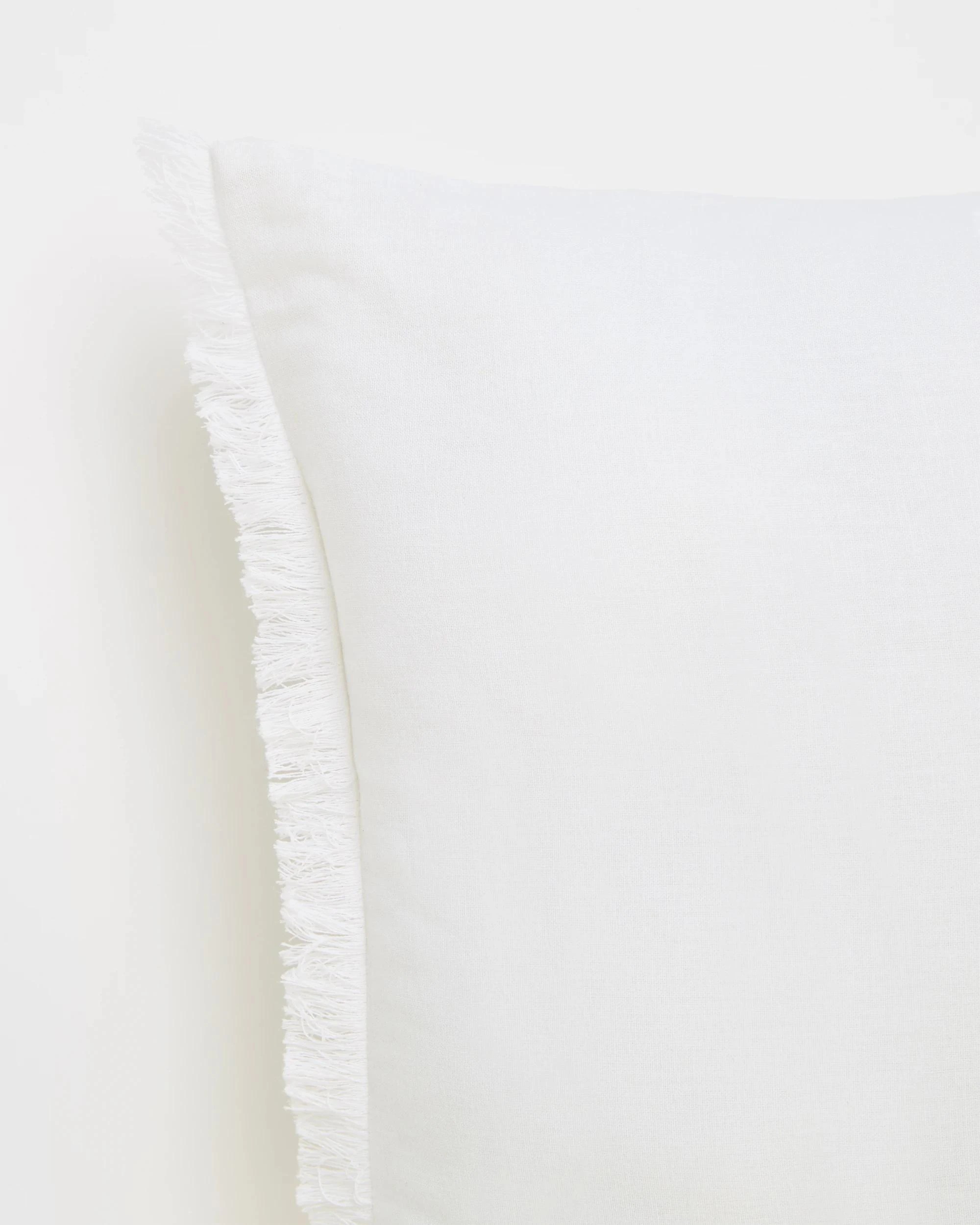 2 Target Laynie Linen/Cotton Breakfast Cushion - White, 2 of 2