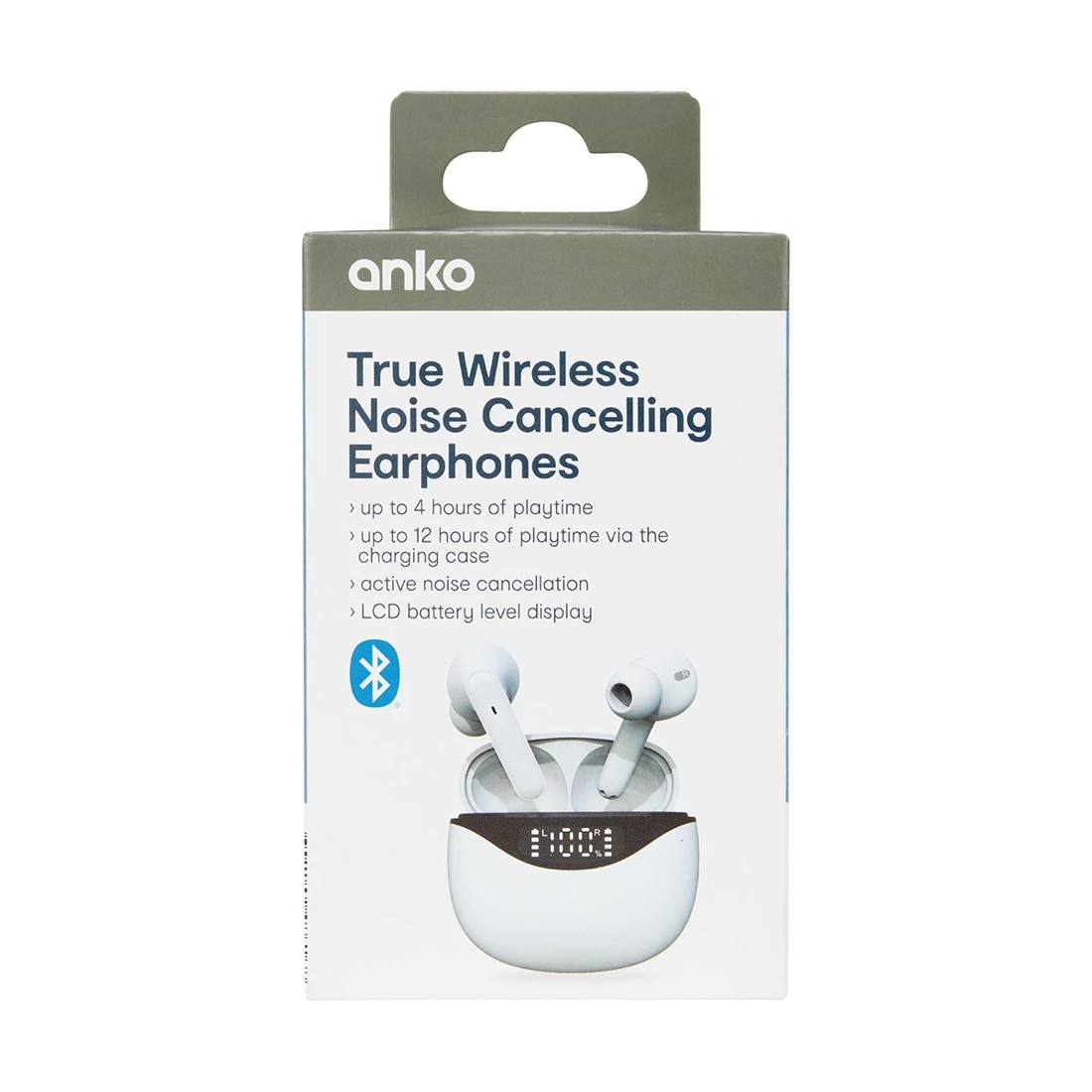 7 True Wireless Earphones with Noise Cancelling - White, 7 of 7