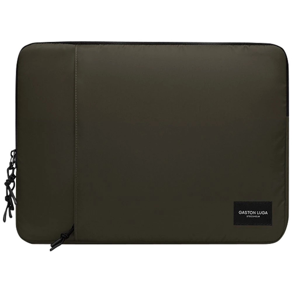 1 Gaston Luga Däsh Cushioned Laptop Case 13/14" Olive, 1 of 5