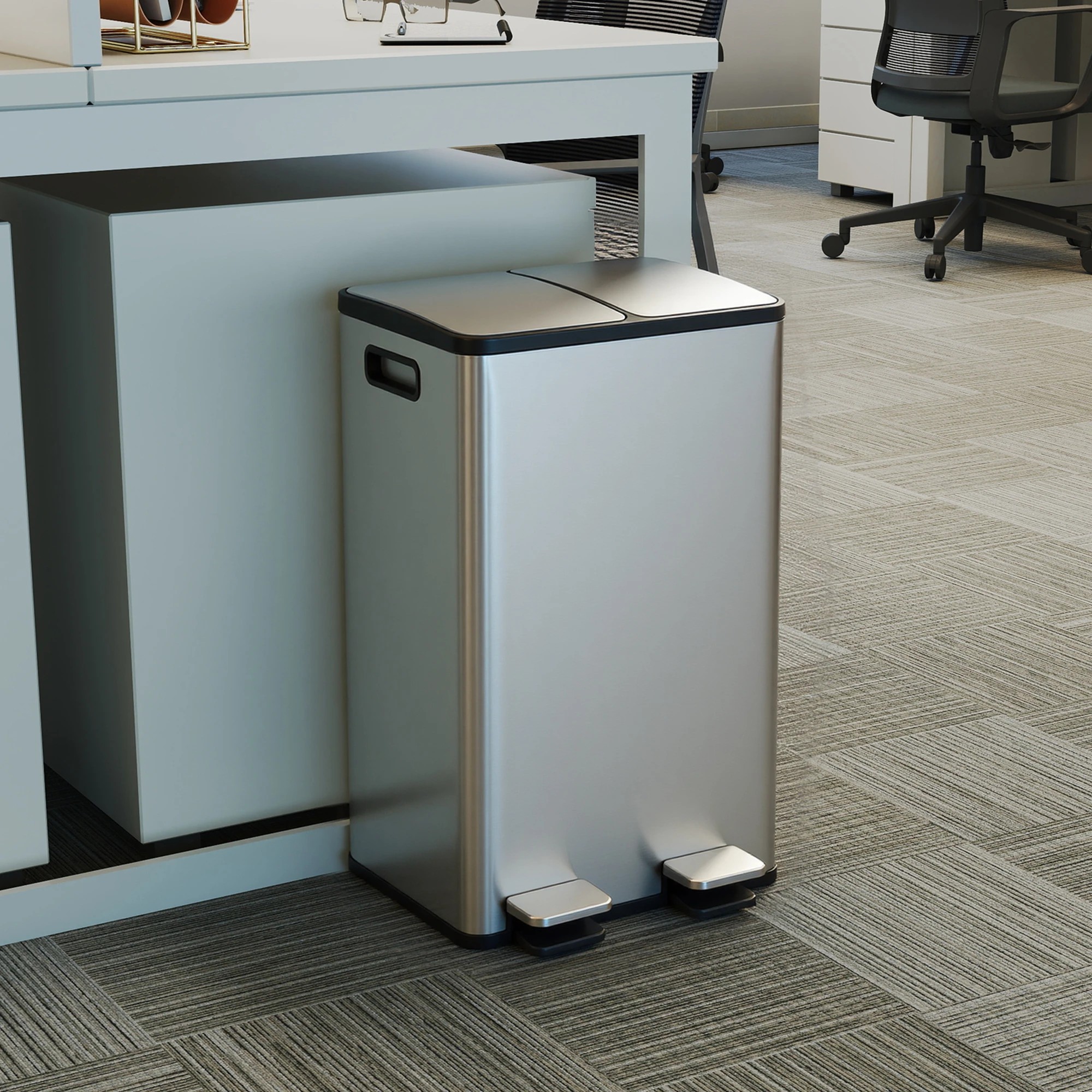 8 Toque 60L Pedal Bin Stainless Steel, 8 of 9