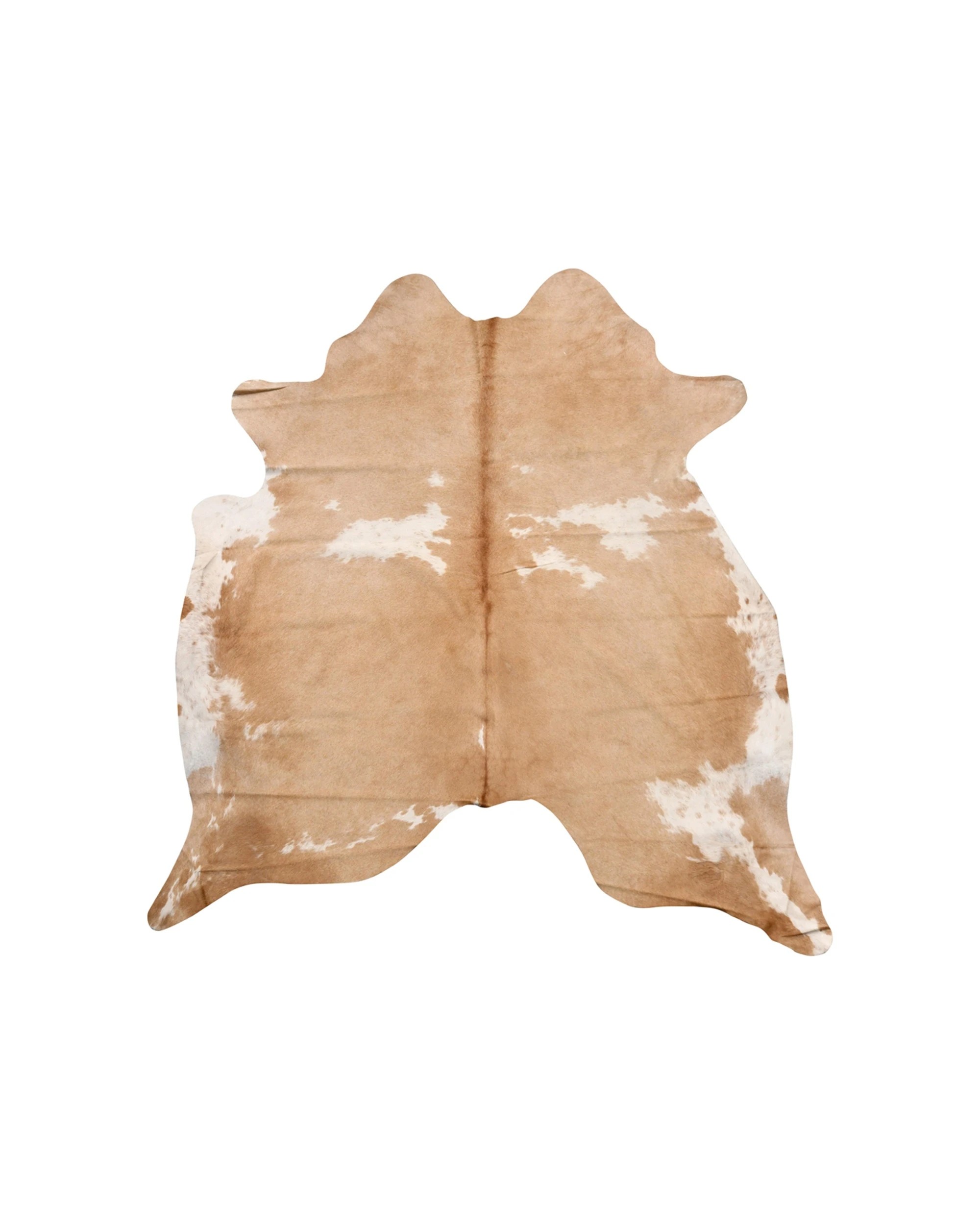 1 Boyle Genuine Cowhide Rug Handcrafted Durable Unique Indoor Rug - Beige, 1 of 5