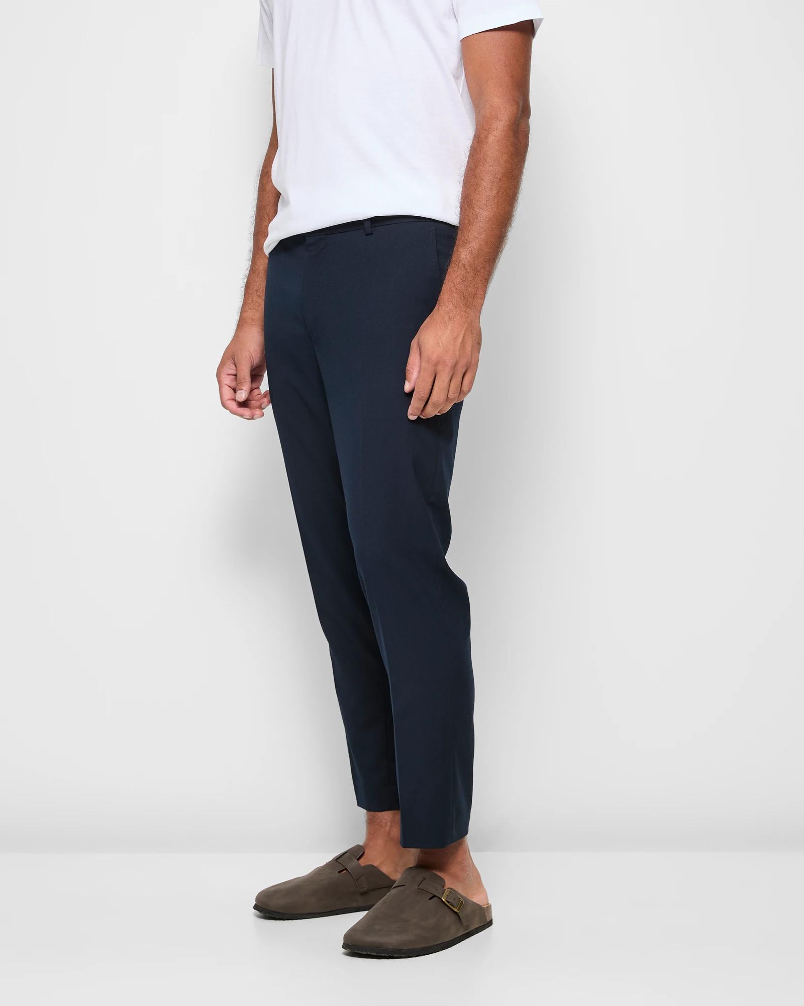 3 Slim Ankle Length Pants - Preview NAVY BLUE, 3 of 5