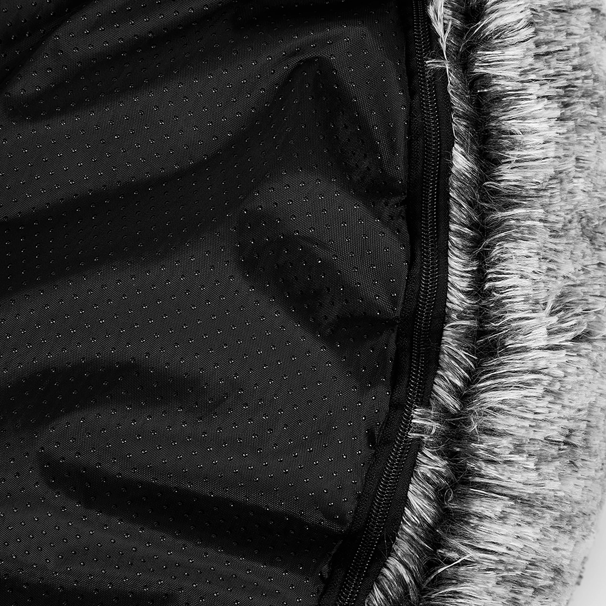 5 Pawz Plush Pet Bed Medium Charcoal, 5 of 7