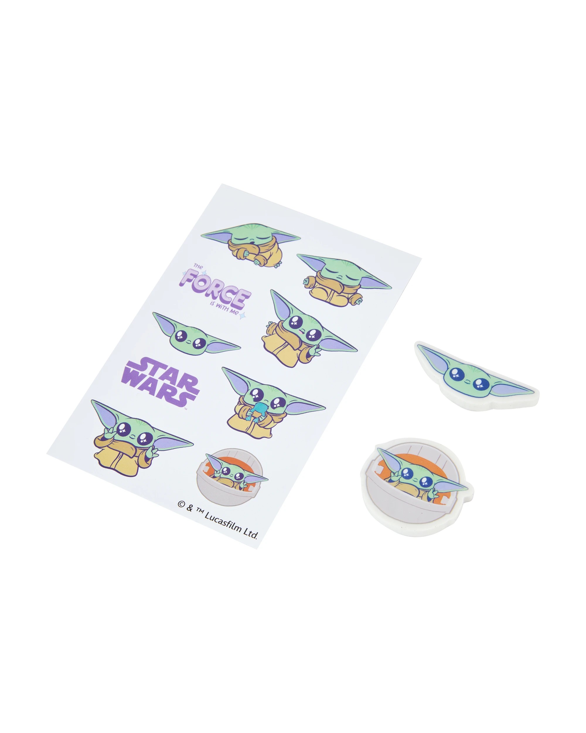 5 Disney Star Wars Grogu Stationery Set, 5 of 7
