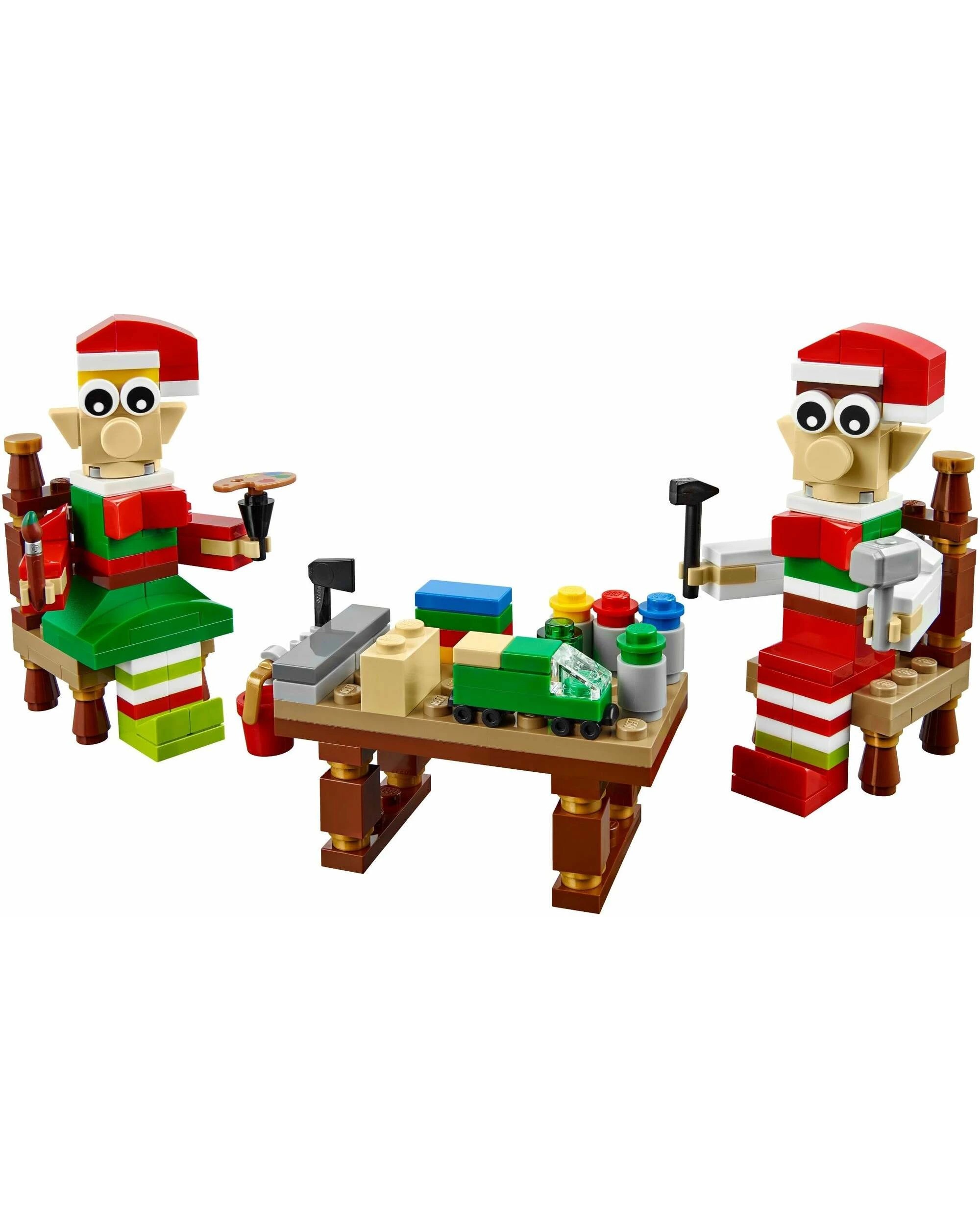 2 LEGO 40205 Little Elf Helpers Christmas Toy Building Set, 2 of 5