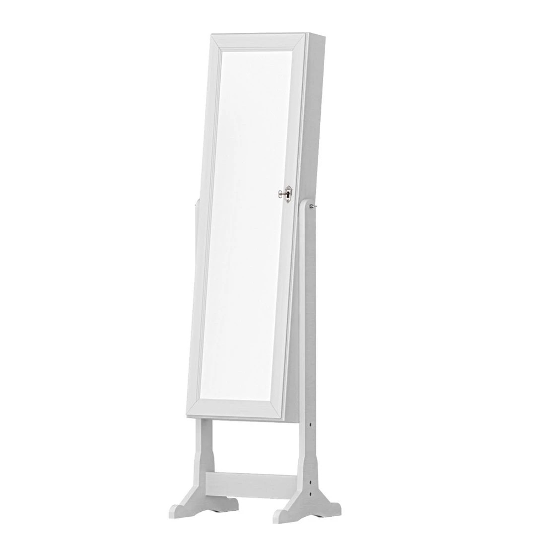 1 Artiss Jewellery Cabinet Mirror Free Standing
 - white, 1 of 8