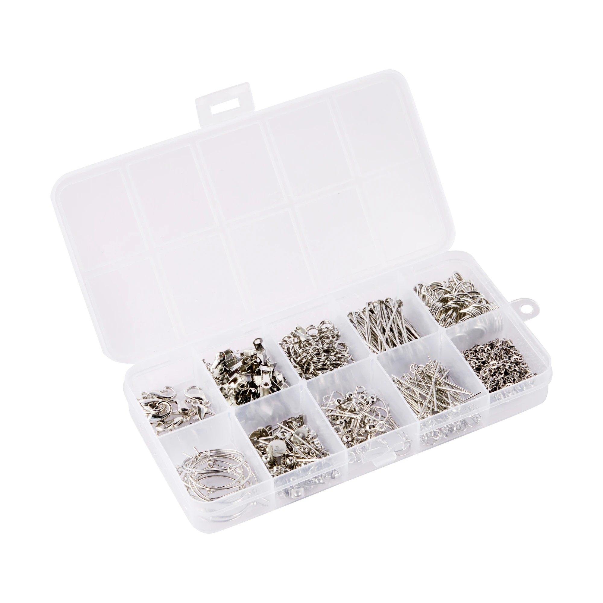 4 Jewellery Making Set - Silver Look, 4 of 8