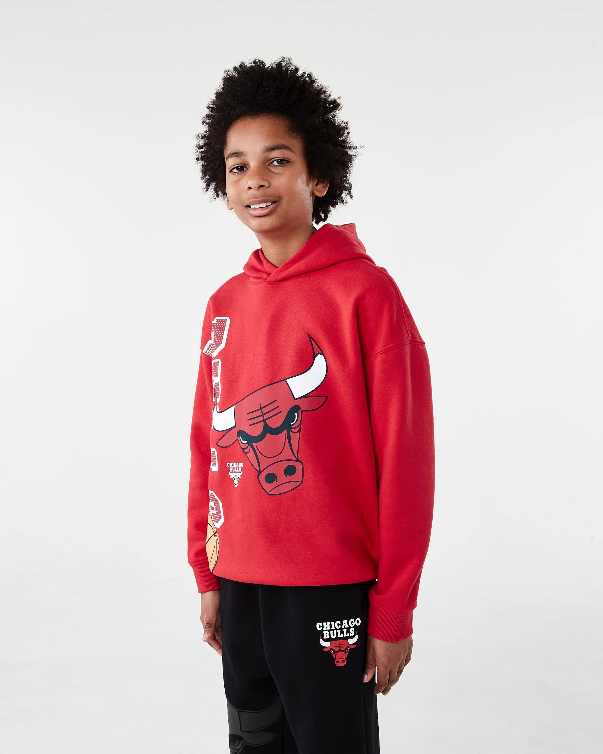 2 Official NBA Kids Hoodie RED BULLS HOODIE, 2 of 8