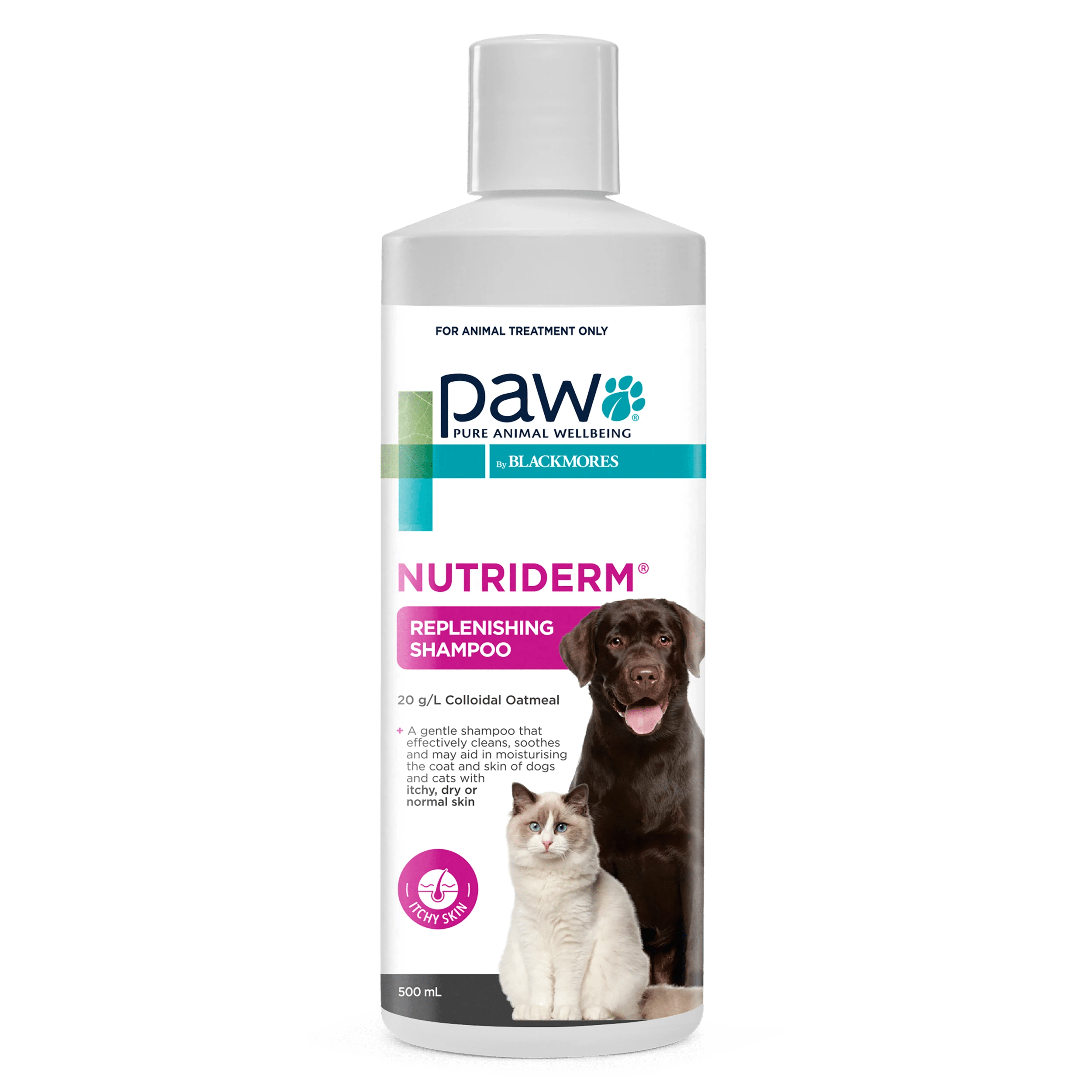 1 Paw Nutriderm Replenishing Dog And Cat Shampoo 500ml, 1 of 1