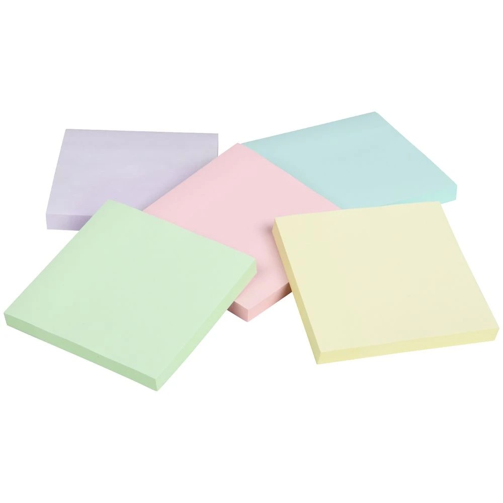 4 J.Burrows Stick-It Notes 76x76mm Pastello 5 Pack, 4 of 4