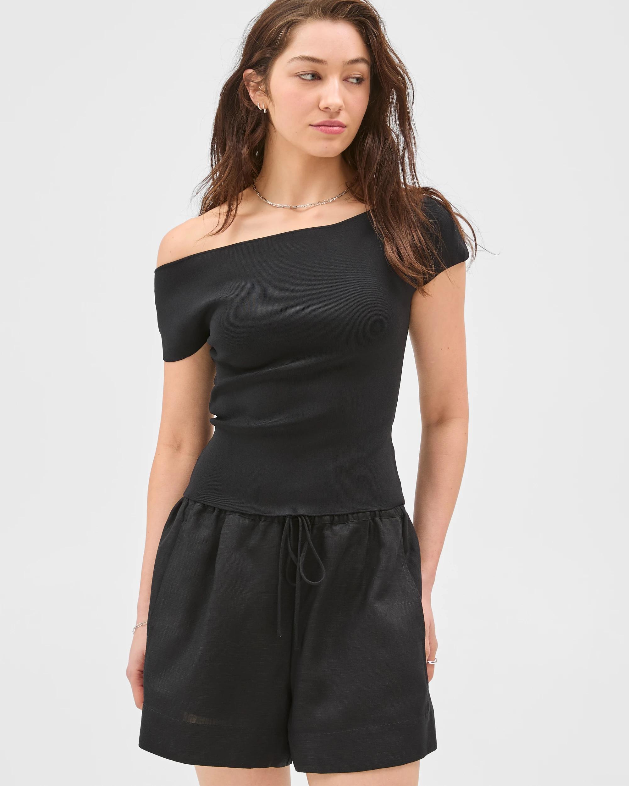 3 Lily Loves Pull-On Shorts BLACK, 3 of 7