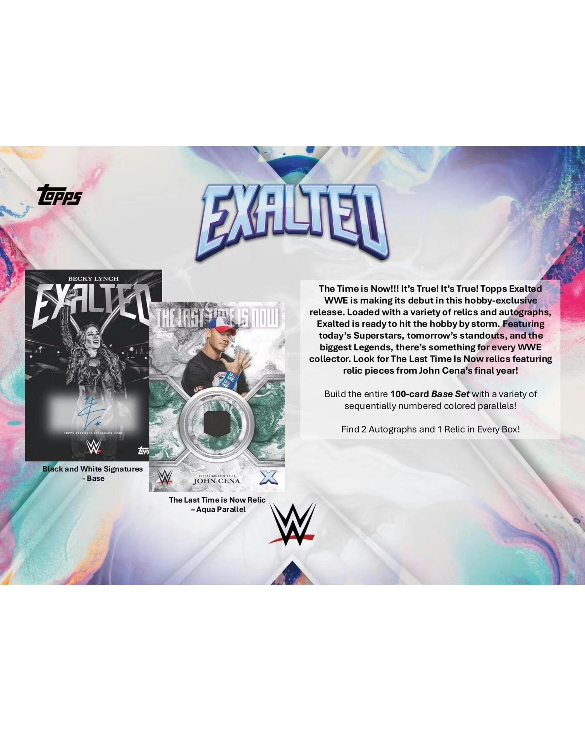 3 Topps 2025 WWE Wrestling Exalted Hobby Box, 3 of 10