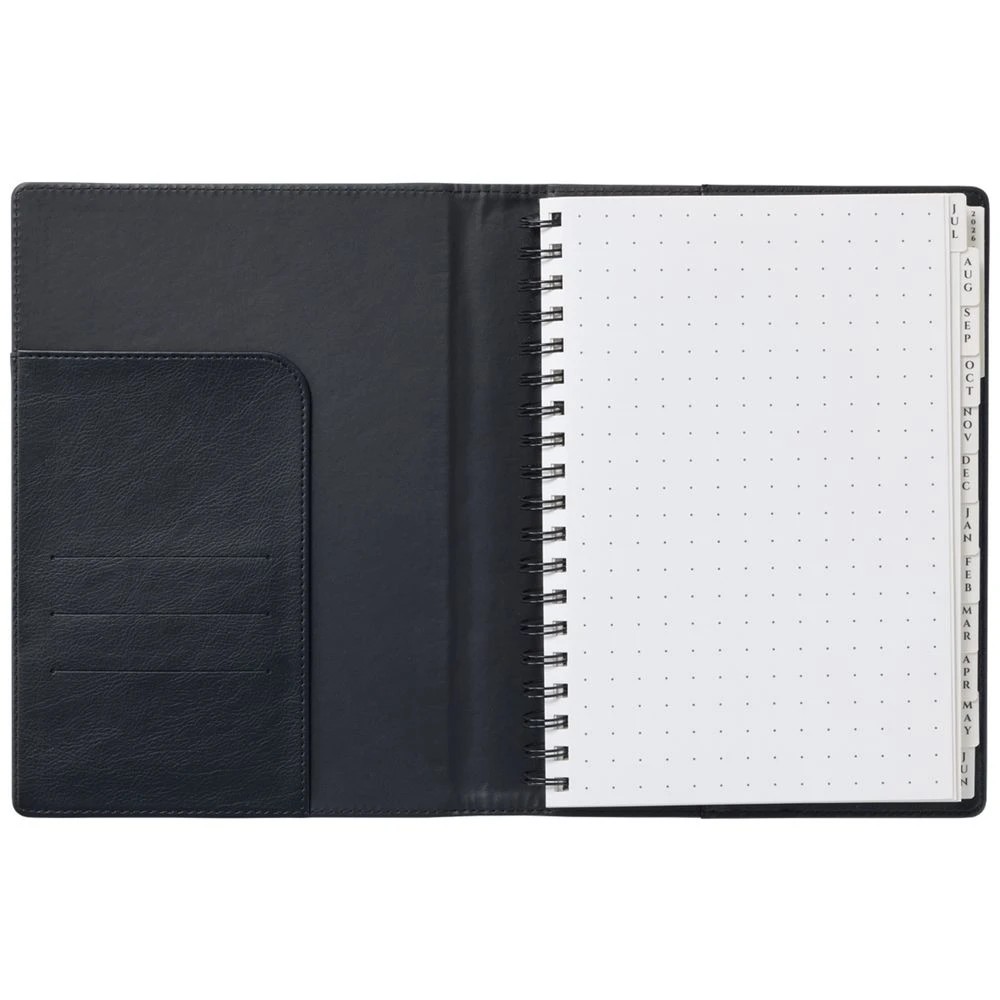 3 J.Burrows B5 Week to View Portfolio FY26/27 Diary Black, 3 of 7