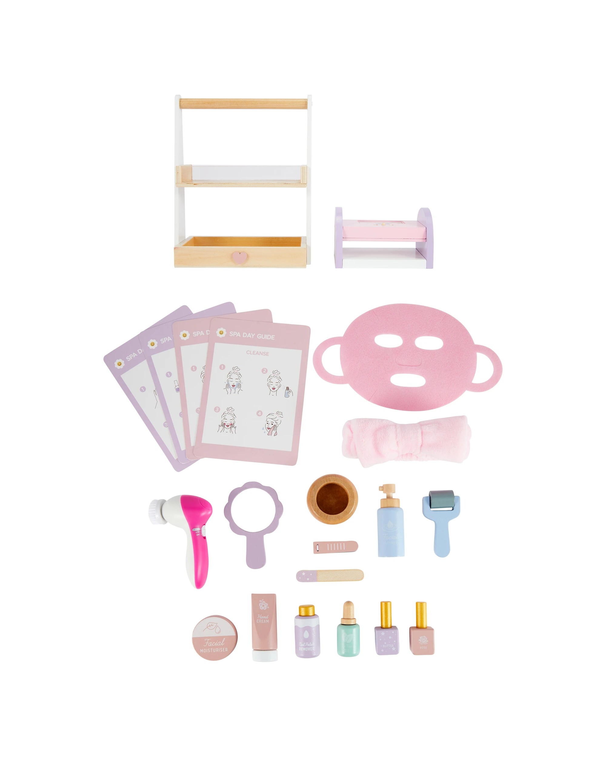 4 20 Piece Wooden Nail and Spa Set, 4 of 5