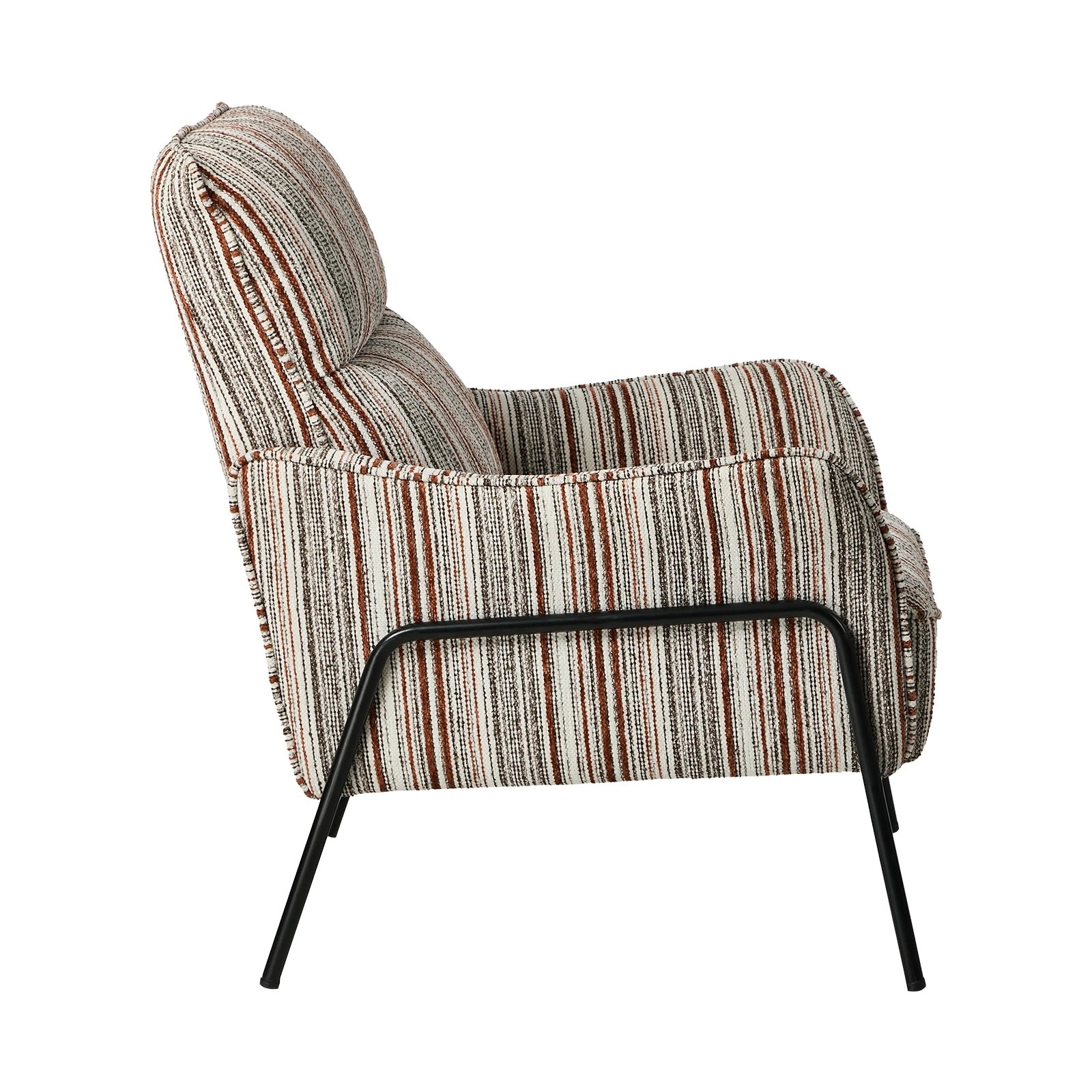 7 Oikiture Armchair Chenille Fabric Lounge Chair Accent Chair - Brown, 7 of 10