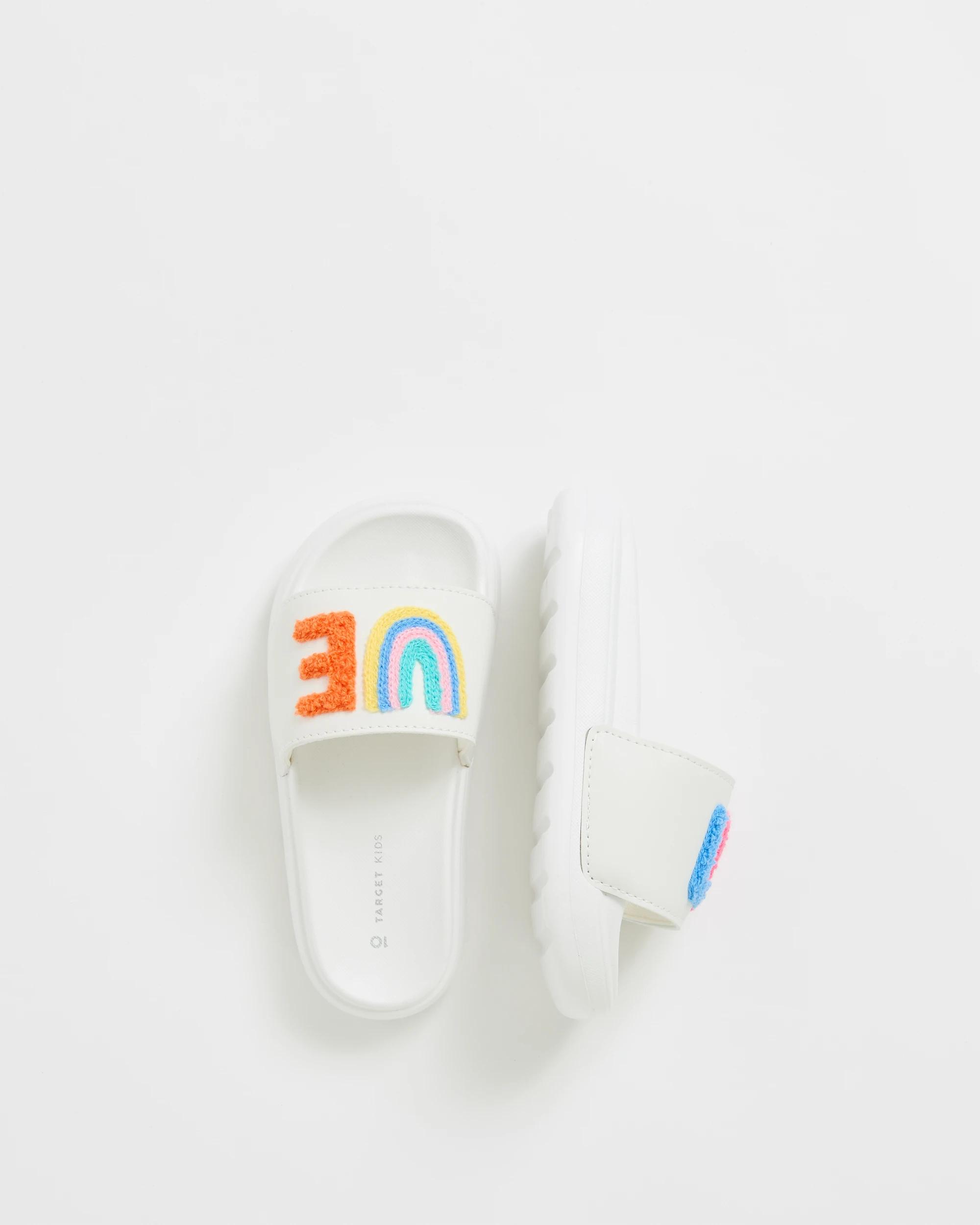 3 Target Kids Junior/Senior Terry Slides CREAM, 3 of 3