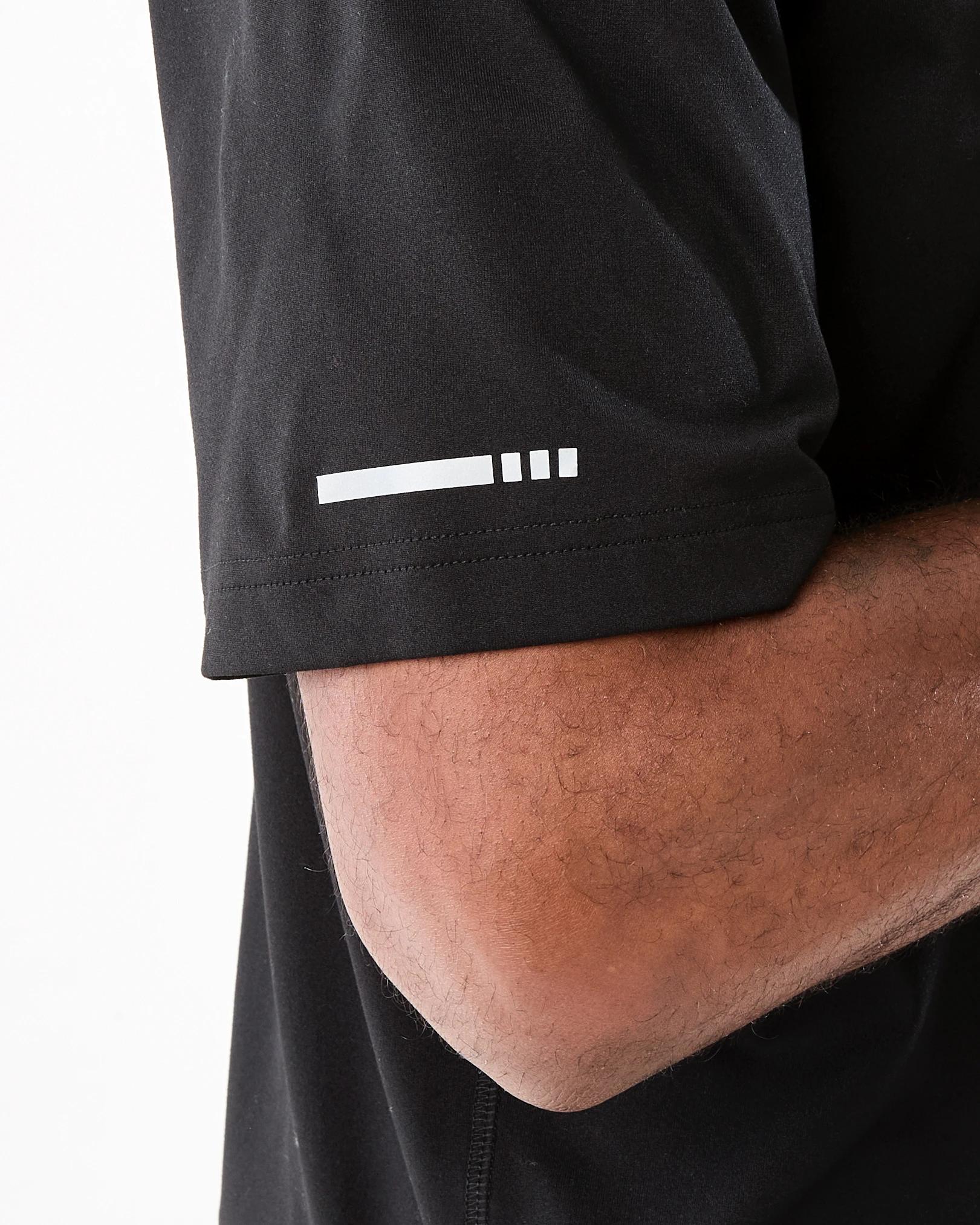 6 Active Mens Oversized Training T-shirt BLACK, 6 of 8