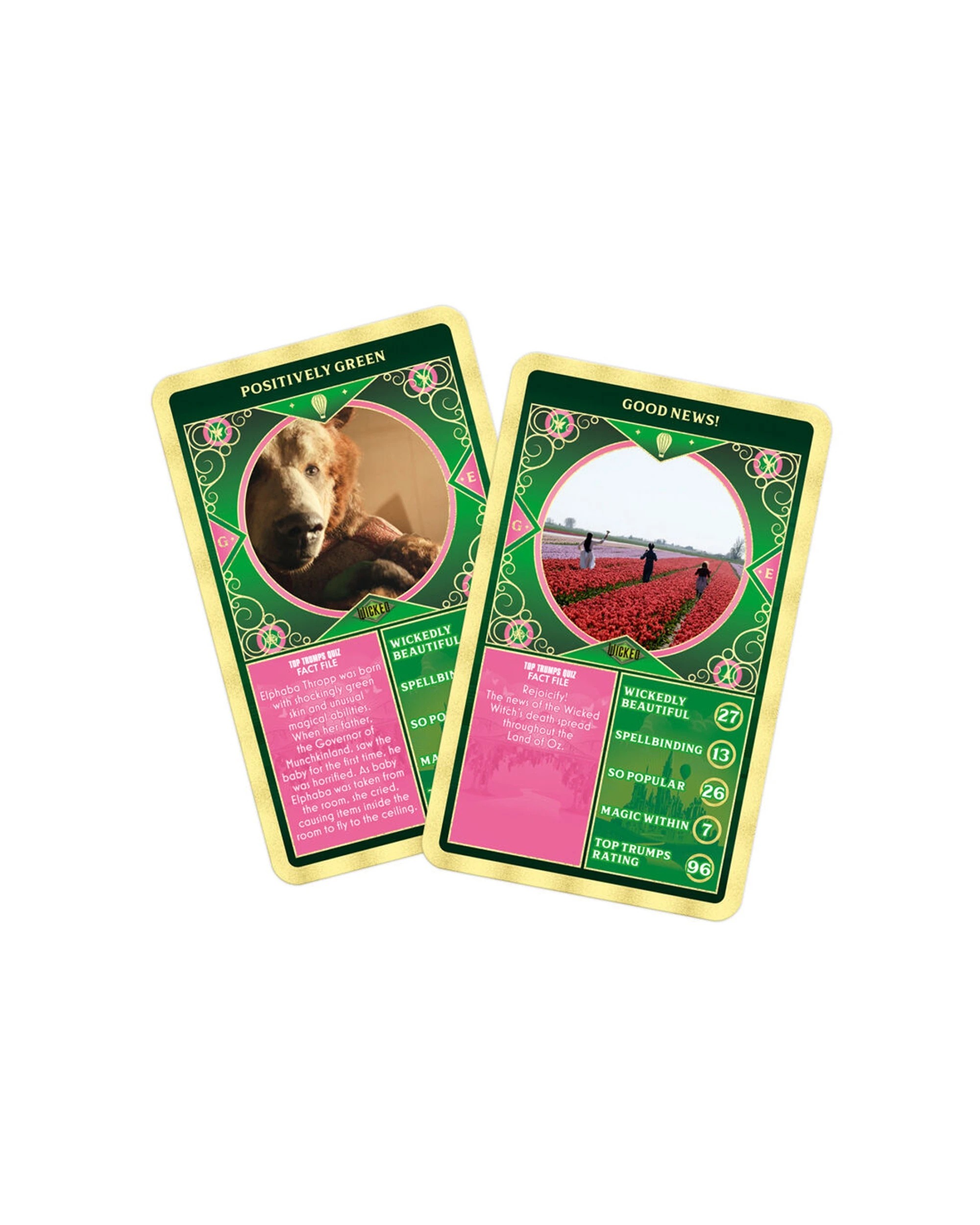 6 TOP TRUMPS 2PK Wicked Edition Family And Kids Trivia Card Game - Black, 6 of 8