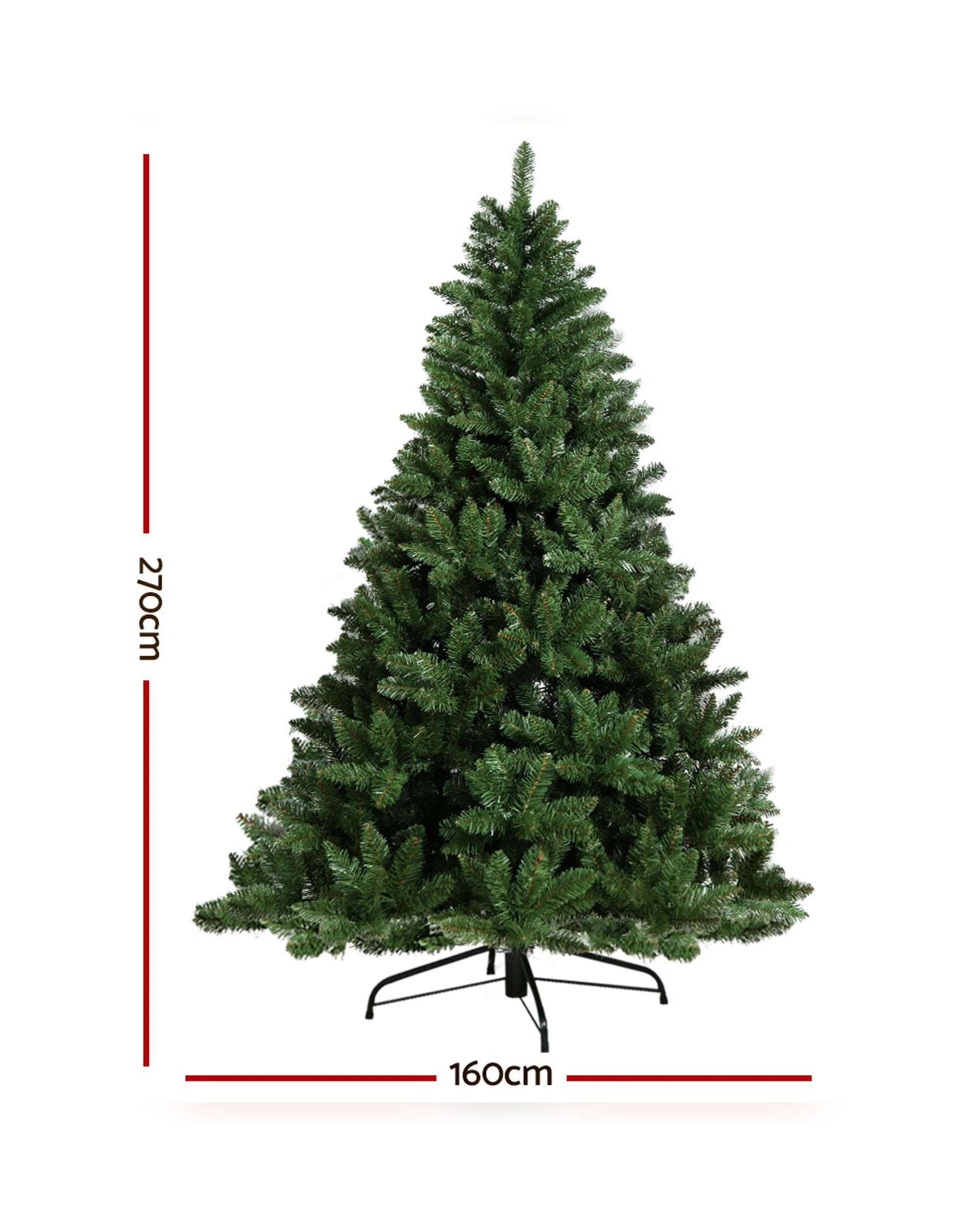 2 Jingle Jollys Christmas Tree 2.7m Green Xmas Tree Decorations 1590 Tips
 - Green, 2 of 3