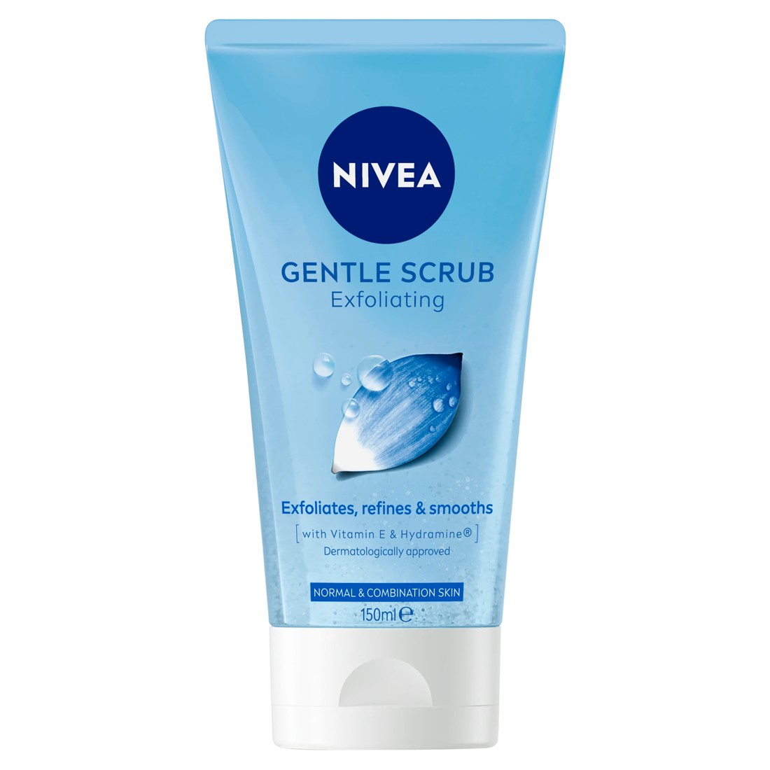 1 Nivea Gentle Exfoliating Scrub 150ml - Lotus Flower, Vitamin E and Hydramine, 1 of 7